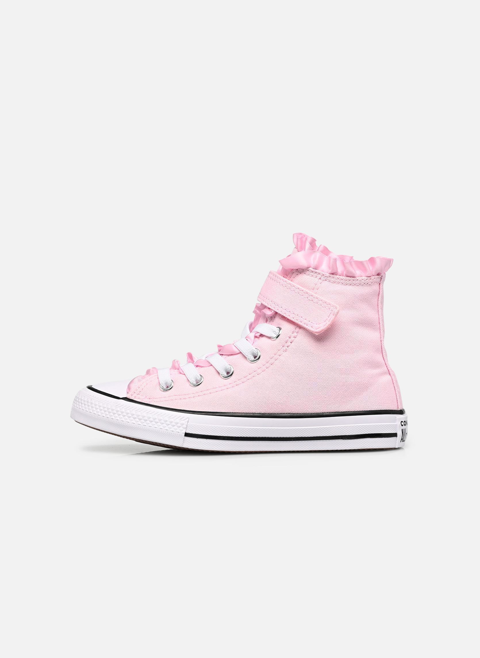 Hoge sneakers Chuck Taylor All Star 1V Hi C meisjes roze Converse Hoge sneakers Chuck Taylor All Star 1V Hi C meisjes roze NEW FOUND BLOOM/WHITE/BLACK