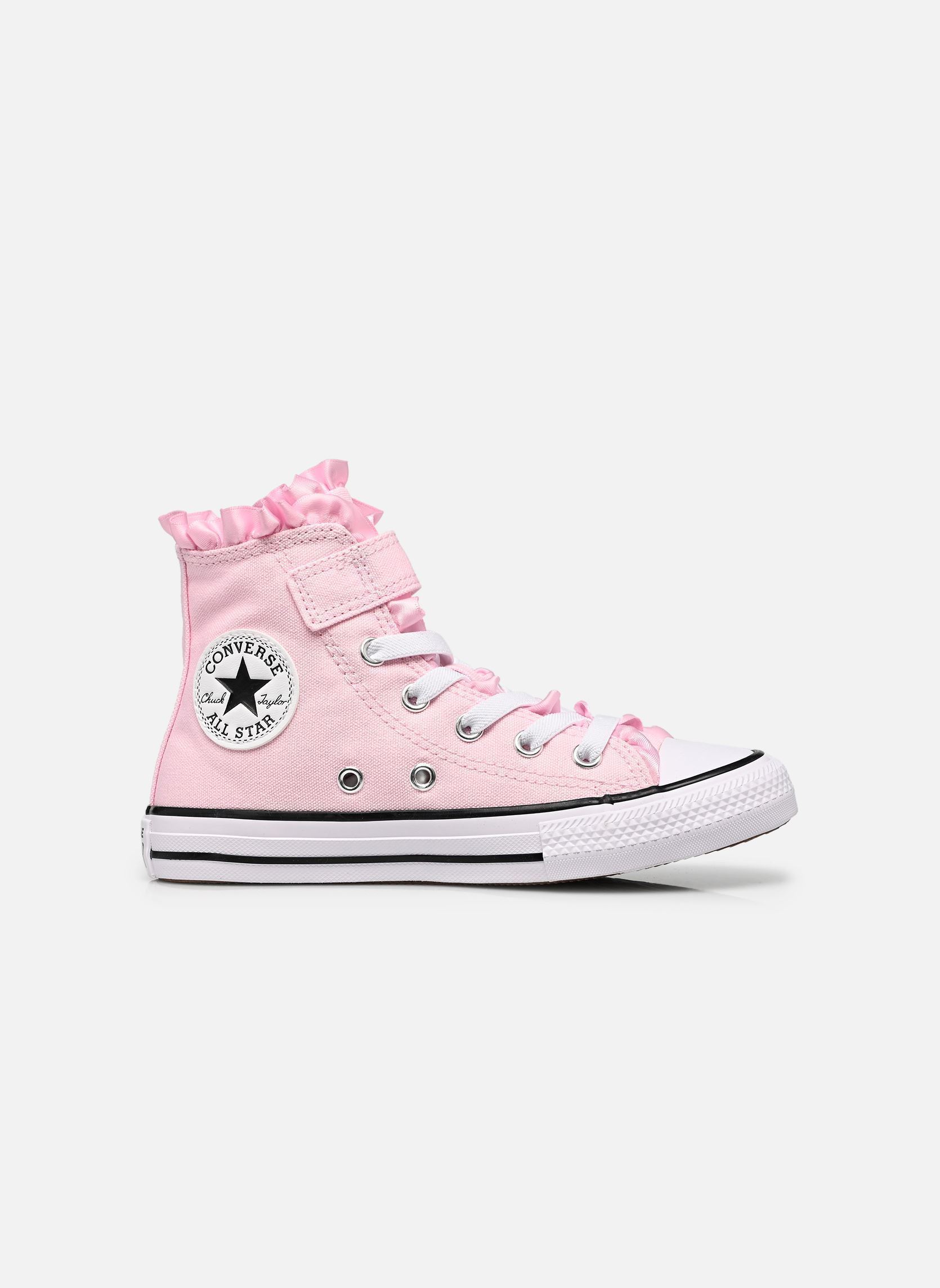 Hoge sneakers Chuck Taylor All Star 1V Hi C meisjes roze Converse Hoge sneakers Chuck Taylor All Star 1V Hi C meisjes roze NEW FOUND BLOOM/WHITE/BLACK