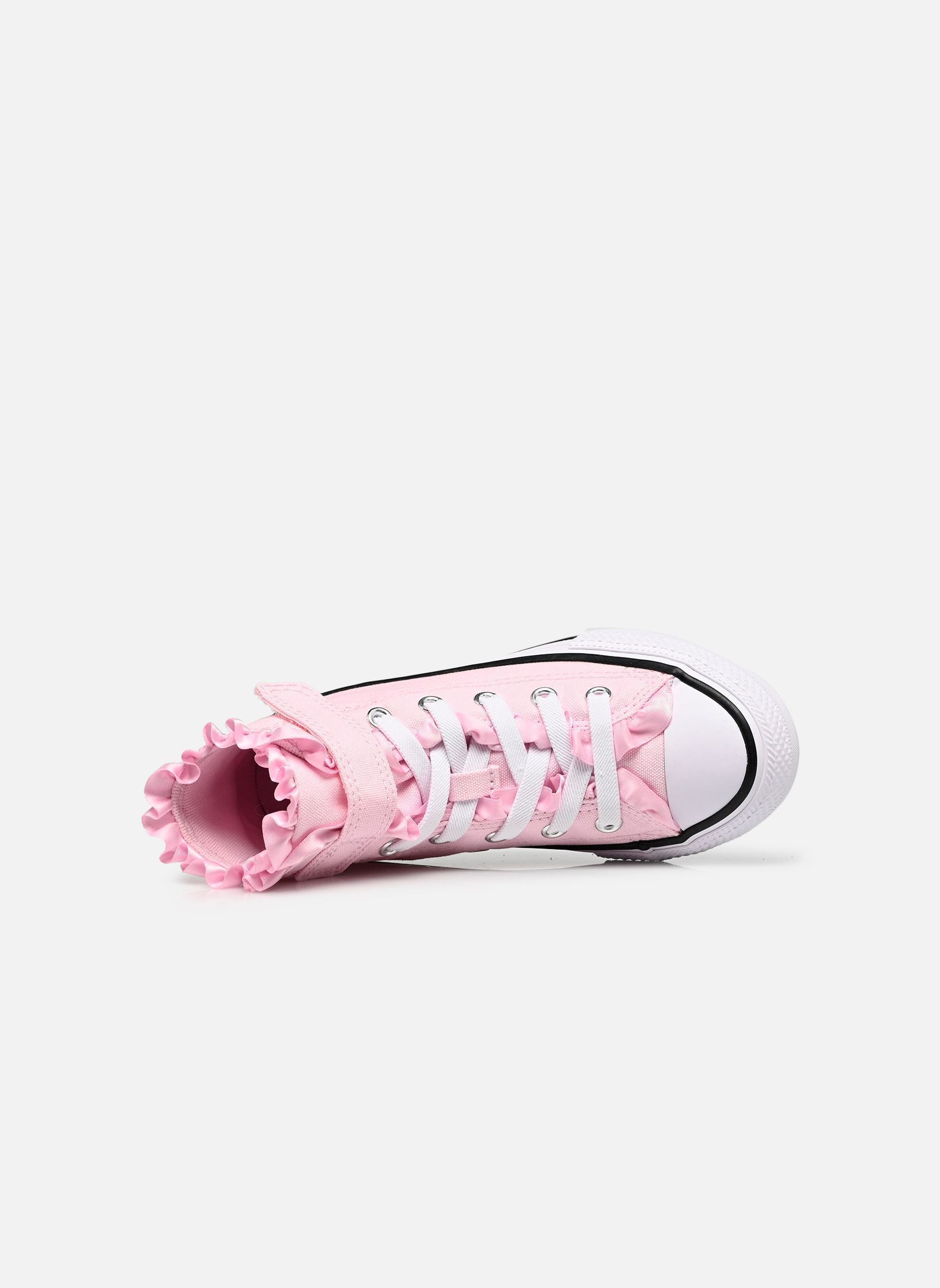 Hoge sneakers Chuck Taylor All Star 1V Hi C meisjes roze Converse Hoge sneakers Chuck Taylor All Star 1V Hi C meisjes roze NEW FOUND BLOOM/WHITE/BLACK