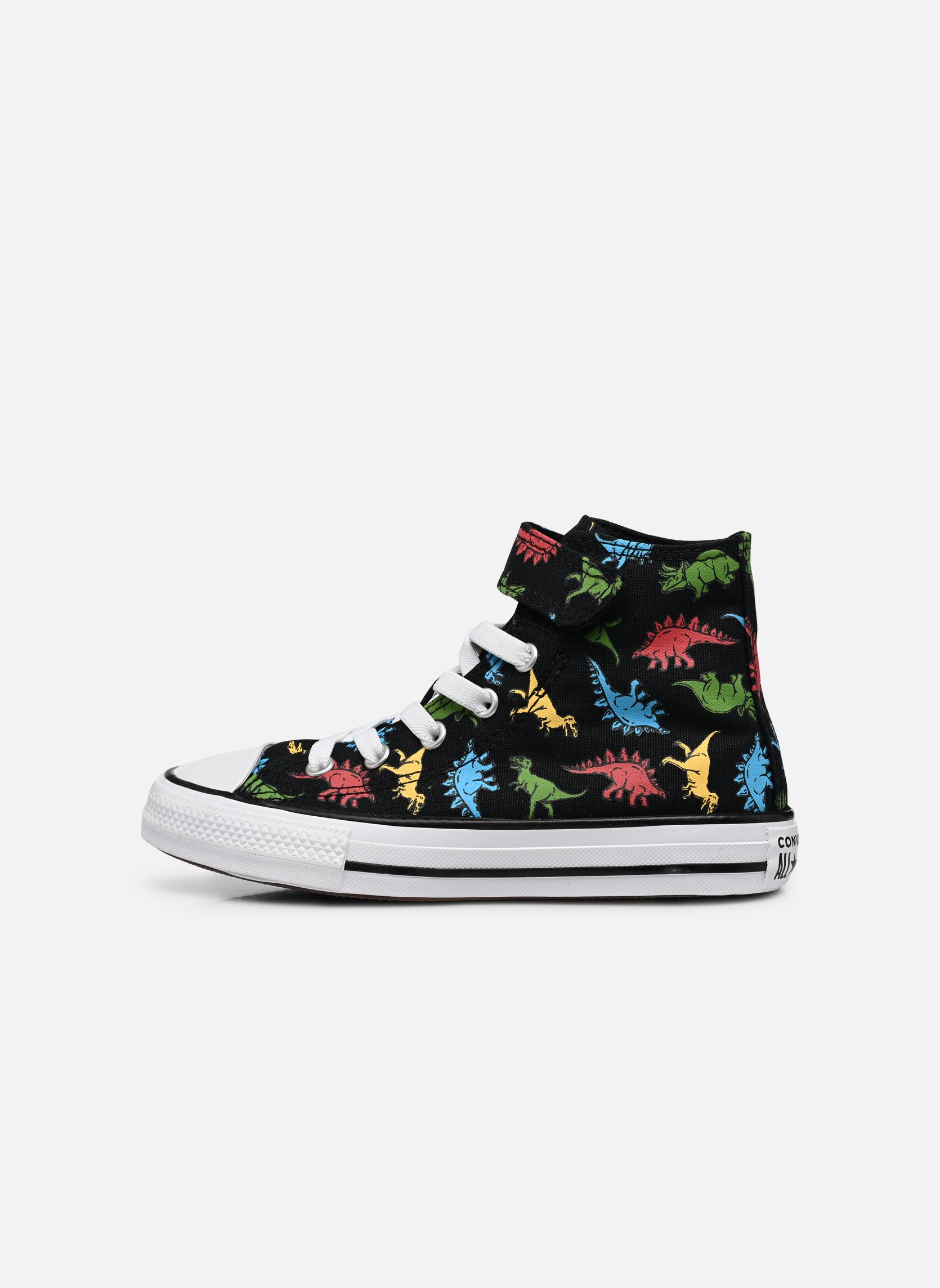Baskets hautes Chuck Taylor All Star 1V Hi C garçon noir Converse Baskets hautes Chuck Taylor All Star 1V Hi C garçon noir BlackSoft RedBaltic Blue