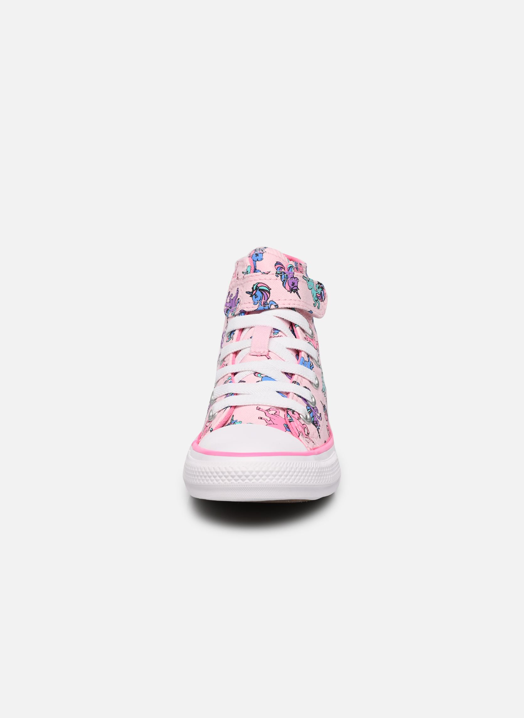 Baskets hautes Chuck Taylor All Star 1V Hi C fille rose Converse Baskets hautes Chuck Taylor All Star 1V Hi C fille rose Pink FoamPinkUniversity Blue
