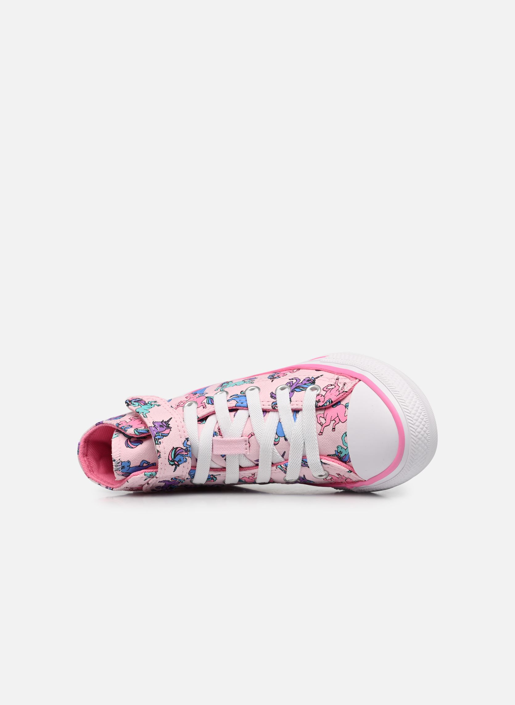 Baskets hautes Chuck Taylor All Star 1V Hi C fille rose Converse Baskets hautes Chuck Taylor All Star 1V Hi C fille rose Pink FoamPinkUniversity Blue