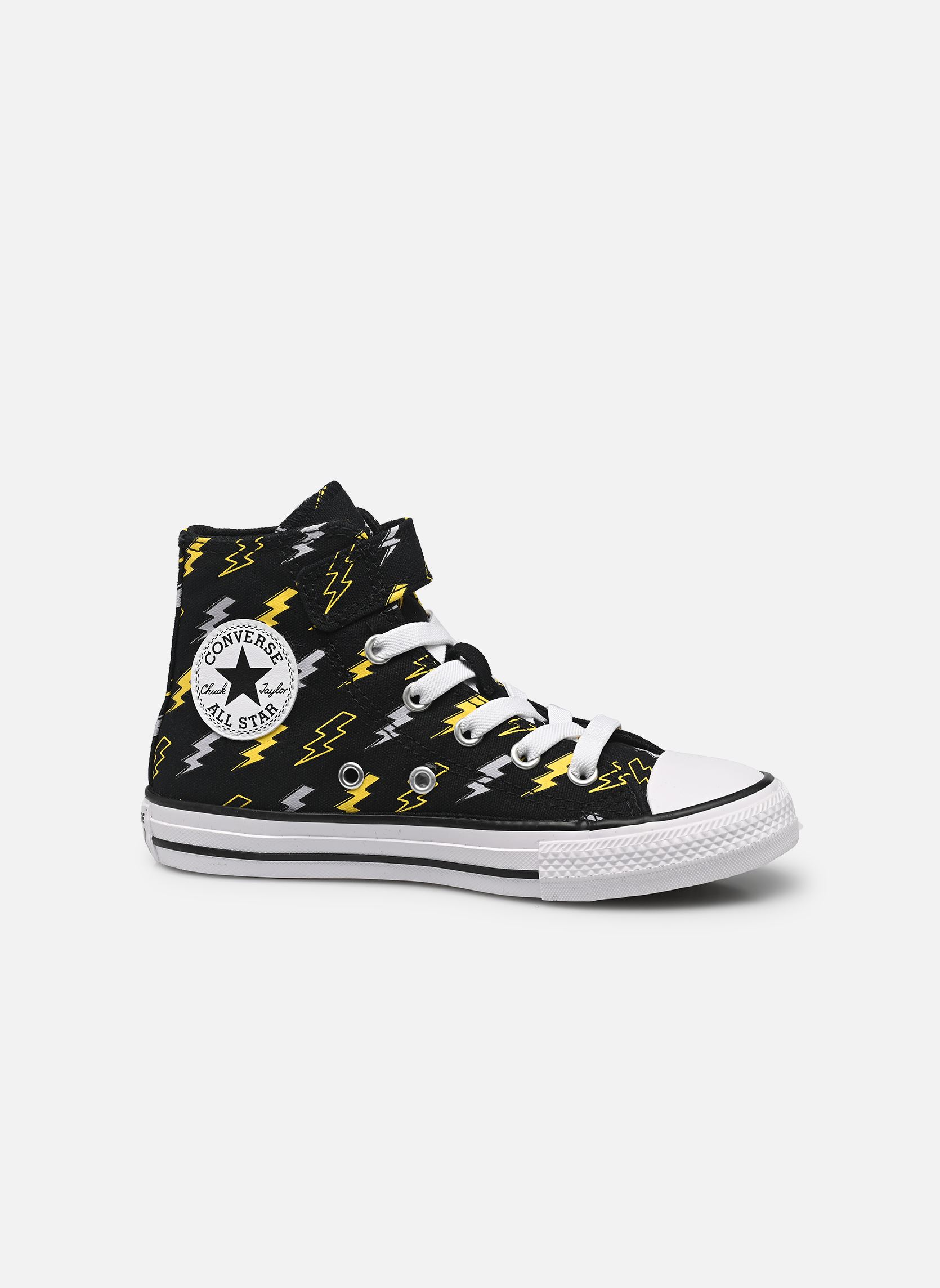 Knöchelhohe Sneaker Chuck Taylor All Star 1V Hi C jungen schwarz Converse Knöchelhohe Sneaker Chuck Taylor All Star 1V Hi C jungen schwarz Black/Golden Wren/Ghost Town