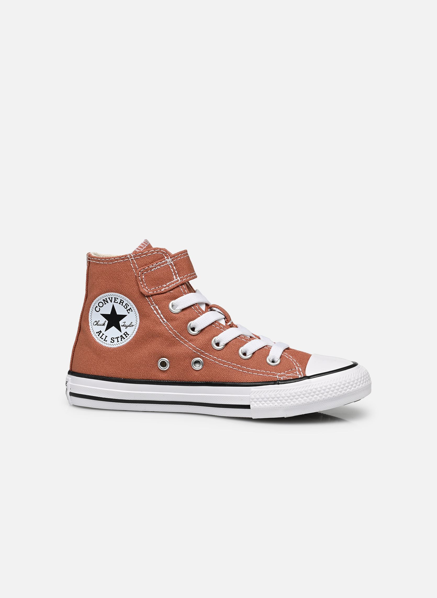 Knöchelhohe Sneaker Chuck Taylor All Star 1V Hi C braun Converse Knöchelhohe Sneaker Chuck Taylor All Star 1V Hi C braun In A Nutshell/White/Black