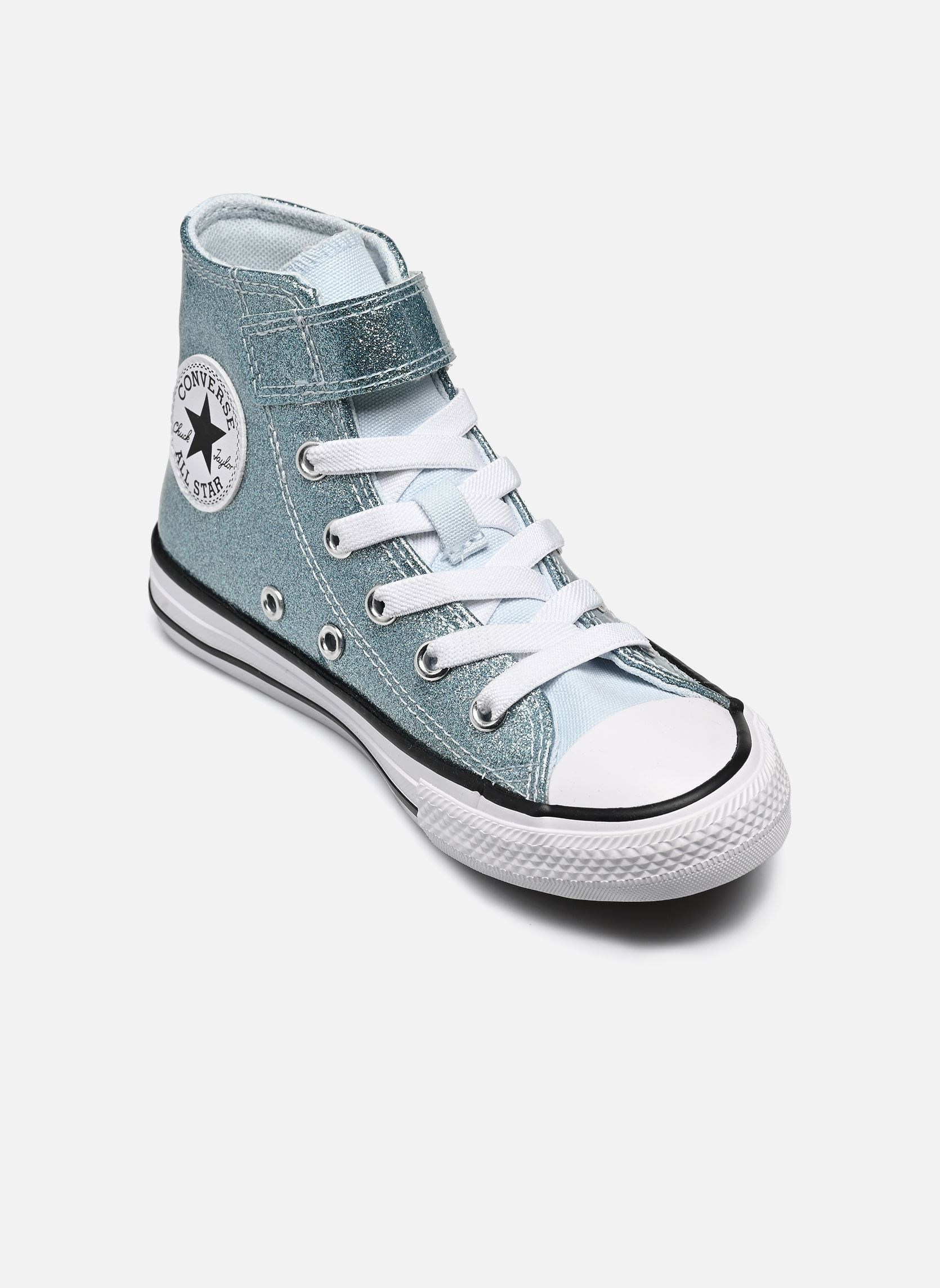Knöchelhohe Sneaker Chuck Taylor All Star 1V Hi C blau Converse Knöchelhohe Sneaker Chuck Taylor All Star 1V Hi C blau Winter Slay/White/Black