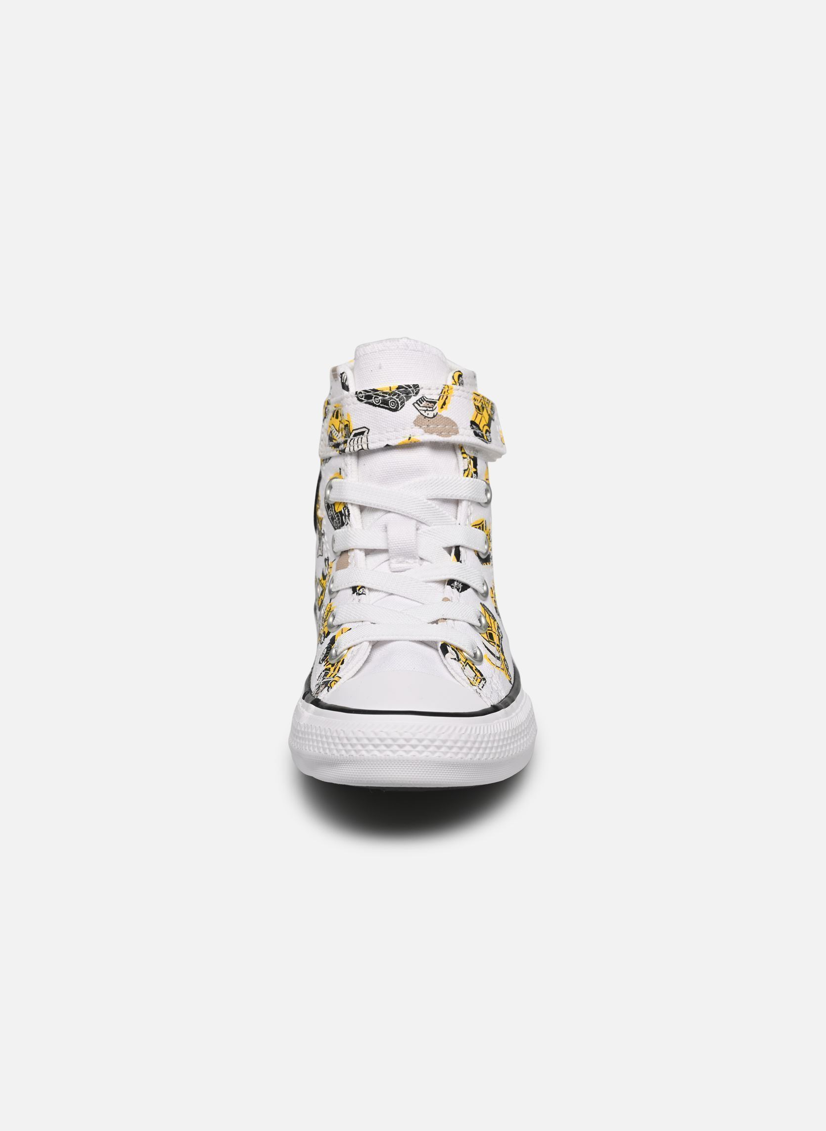 Baskets hautes Chuck Taylor All Star 1V Hi C garçon blanc Converse Baskets hautes Chuck Taylor All Star 1V Hi C garçon blanc White/Black/Amarillo