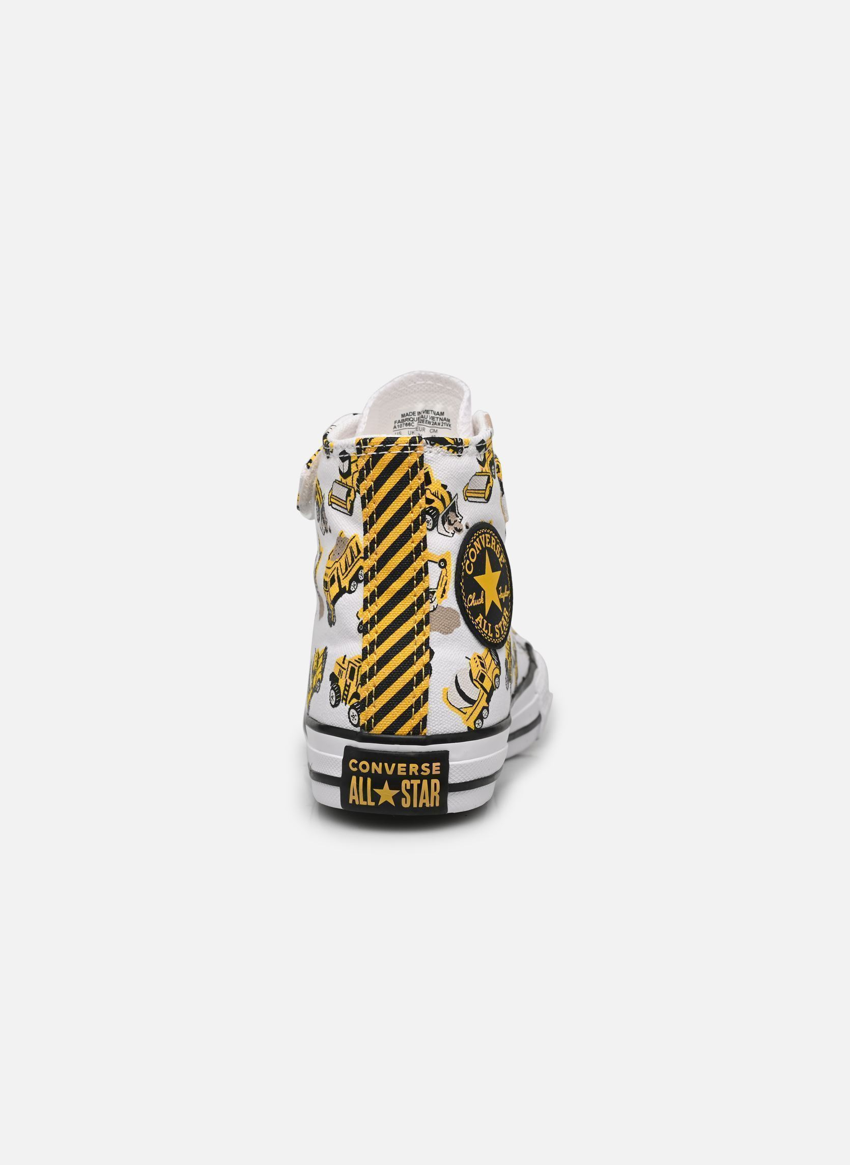 Baskets hautes Chuck Taylor All Star 1V Hi C garçon blanc Converse Baskets hautes Chuck Taylor All Star 1V Hi C garçon blanc White/Black/Amarillo