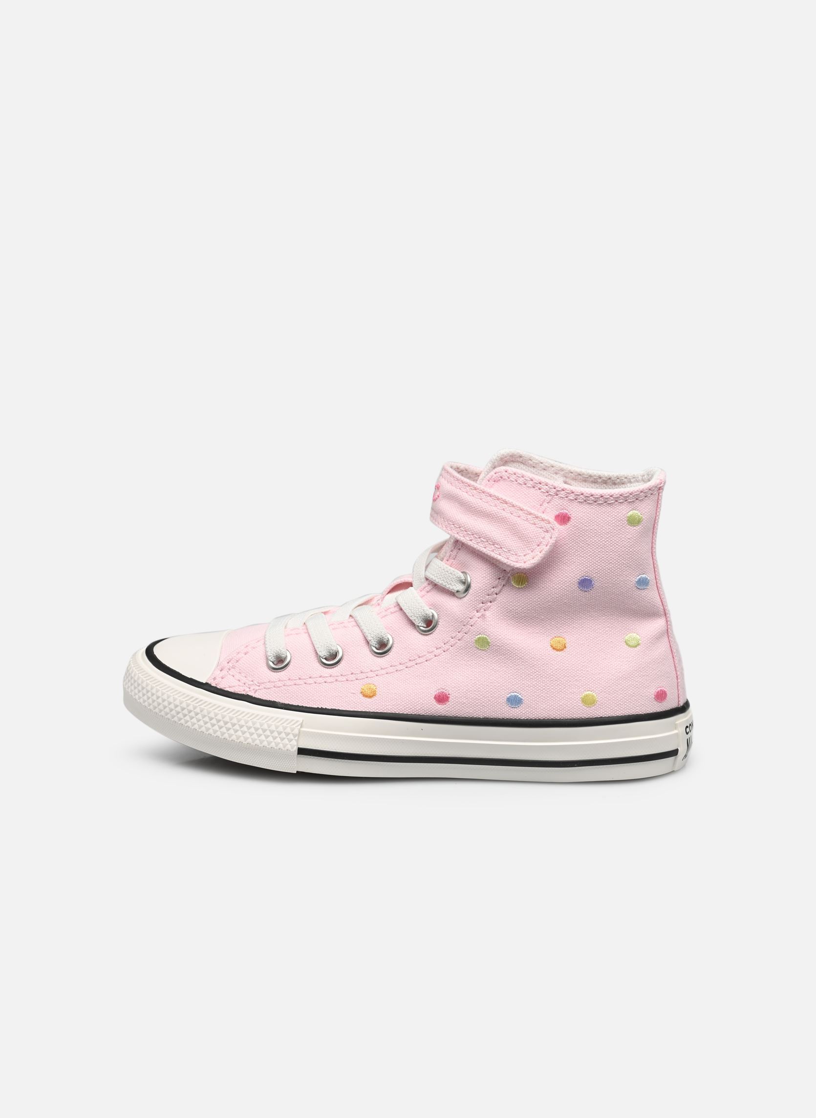 Baskets hautes Chuck Taylor All Star 1V Hi C fille rose Converse Baskets hautes Chuck Taylor All Star 1V Hi C fille rose Sugar Berry/Vintage White