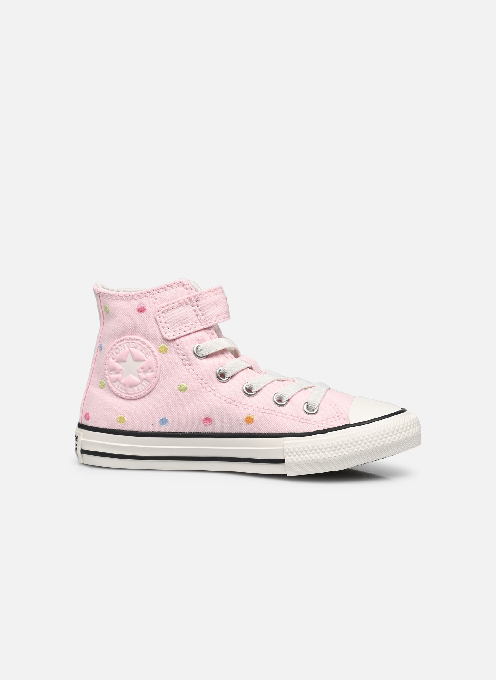 Baskets hautes Chuck Taylor All Star 1V Hi C fille rose Converse Baskets hautes Chuck Taylor All Star 1V Hi C fille rose Sugar Berry/Vintage White