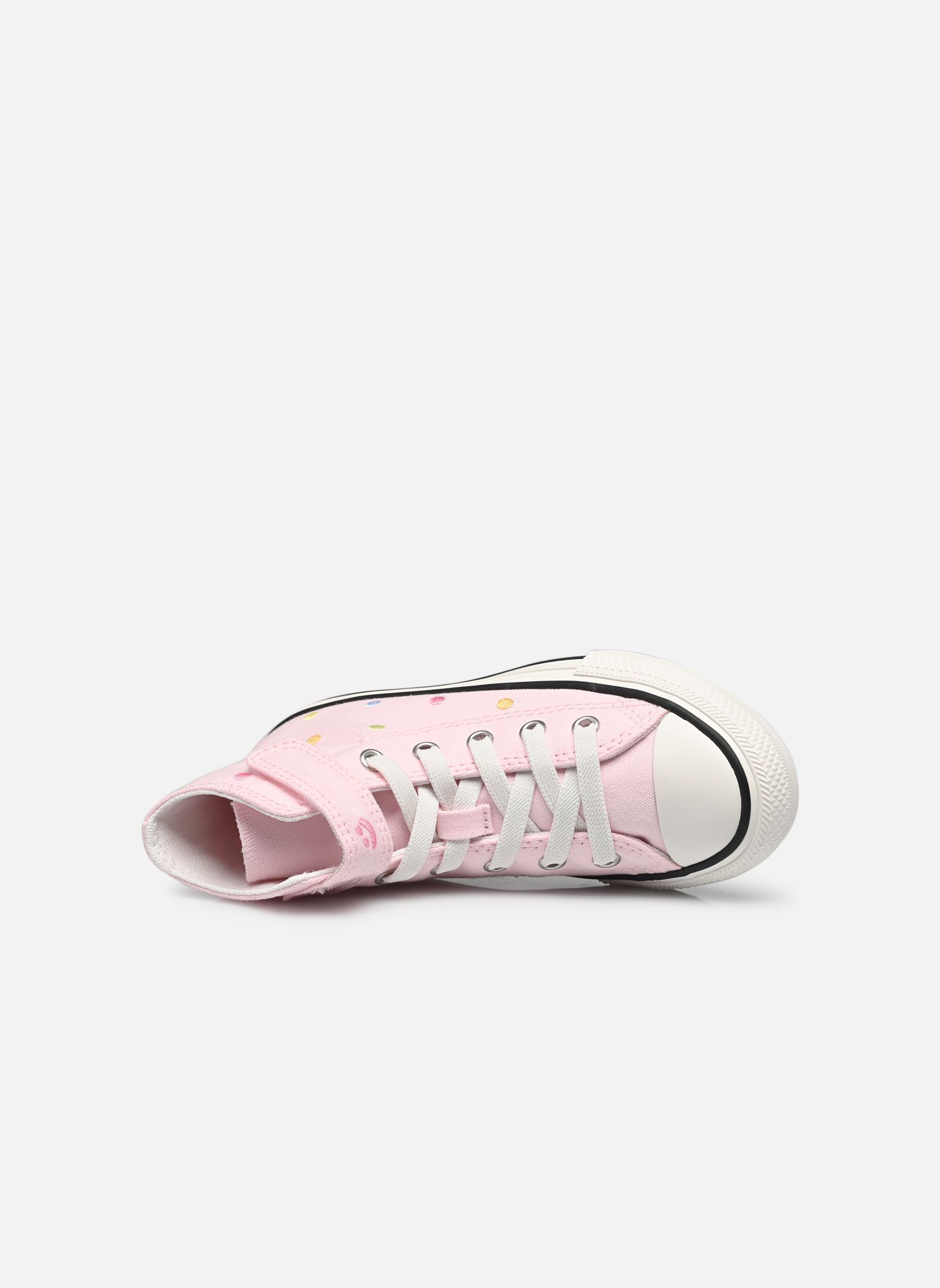 Baskets hautes Chuck Taylor All Star 1V Hi C fille rose Converse Baskets hautes Chuck Taylor All Star 1V Hi C fille rose Sugar Berry/Vintage White