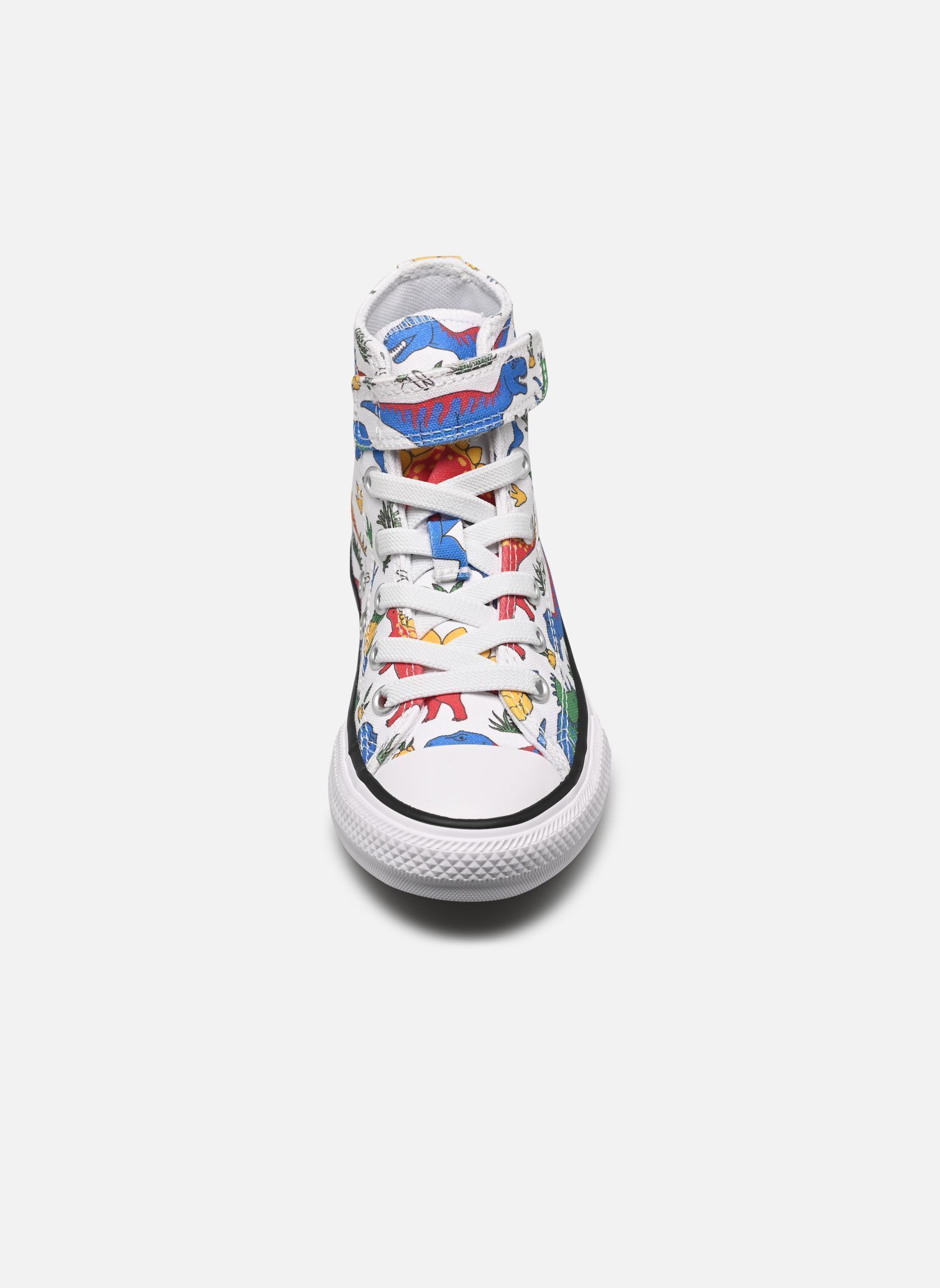 Baskets hautes Chuck Taylor All Star 1V Hi C blanc Converse Baskets hautes Chuck Taylor All Star 1V Hi C blanc White/Totally Blue/Enamel Red
