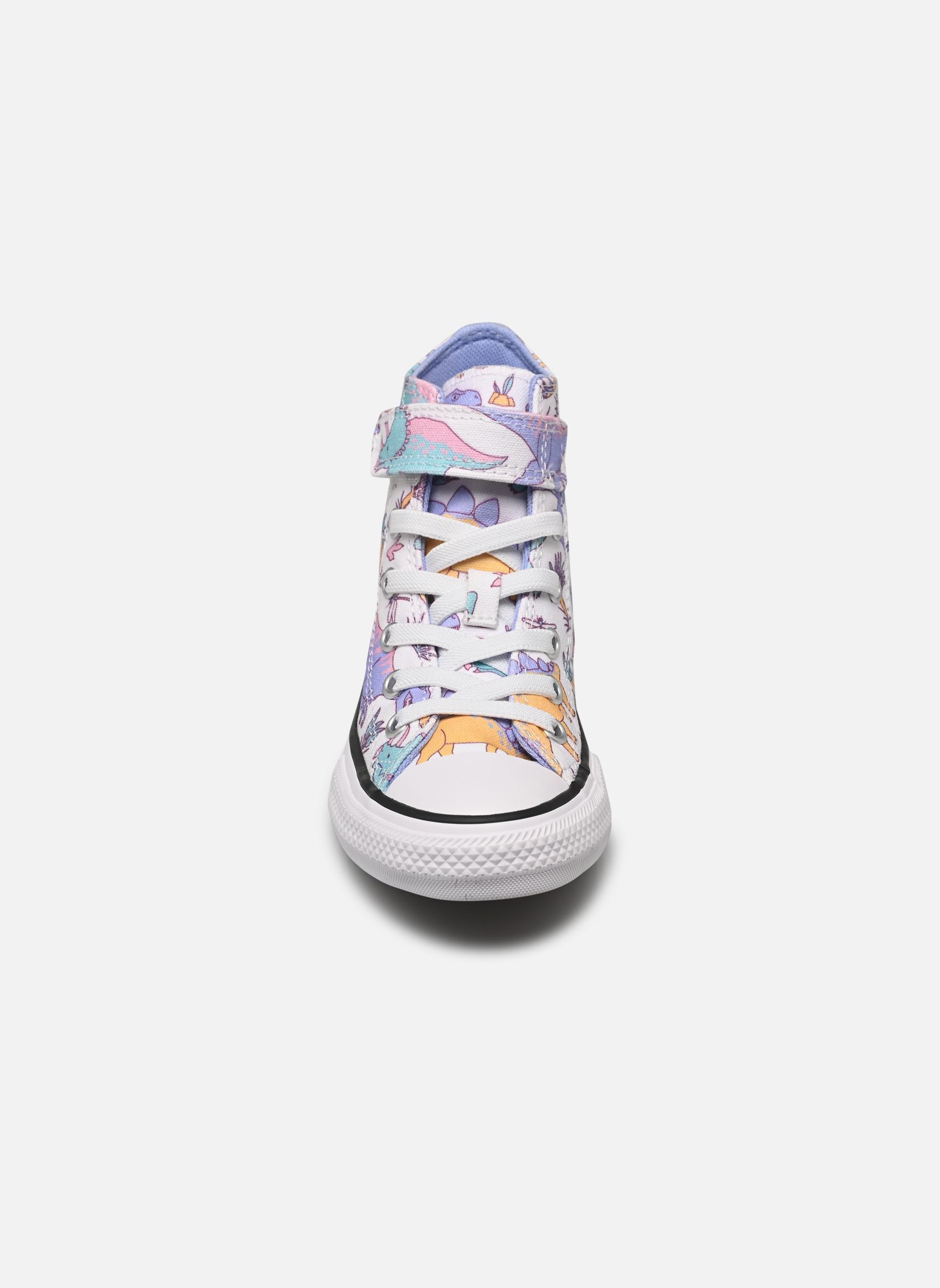 Baskets hautes Chuck Taylor All Star 1V Hi C blanc Converse Baskets hautes Chuck Taylor All Star 1V Hi C blanc White/Ultra Violet/Topaz Gold