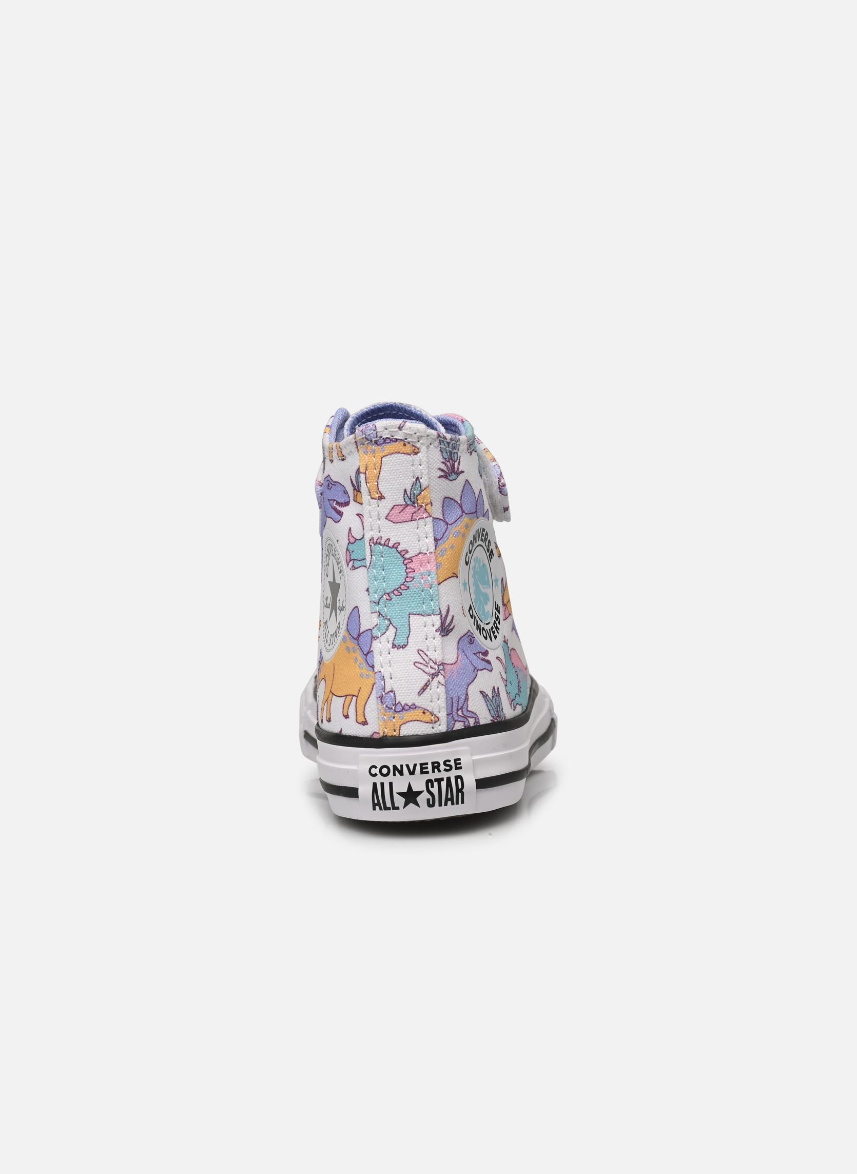 Baskets hautes Chuck Taylor All Star 1V Hi C blanc Converse Baskets hautes Chuck Taylor All Star 1V Hi C blanc White/Ultra Violet/Topaz Gold