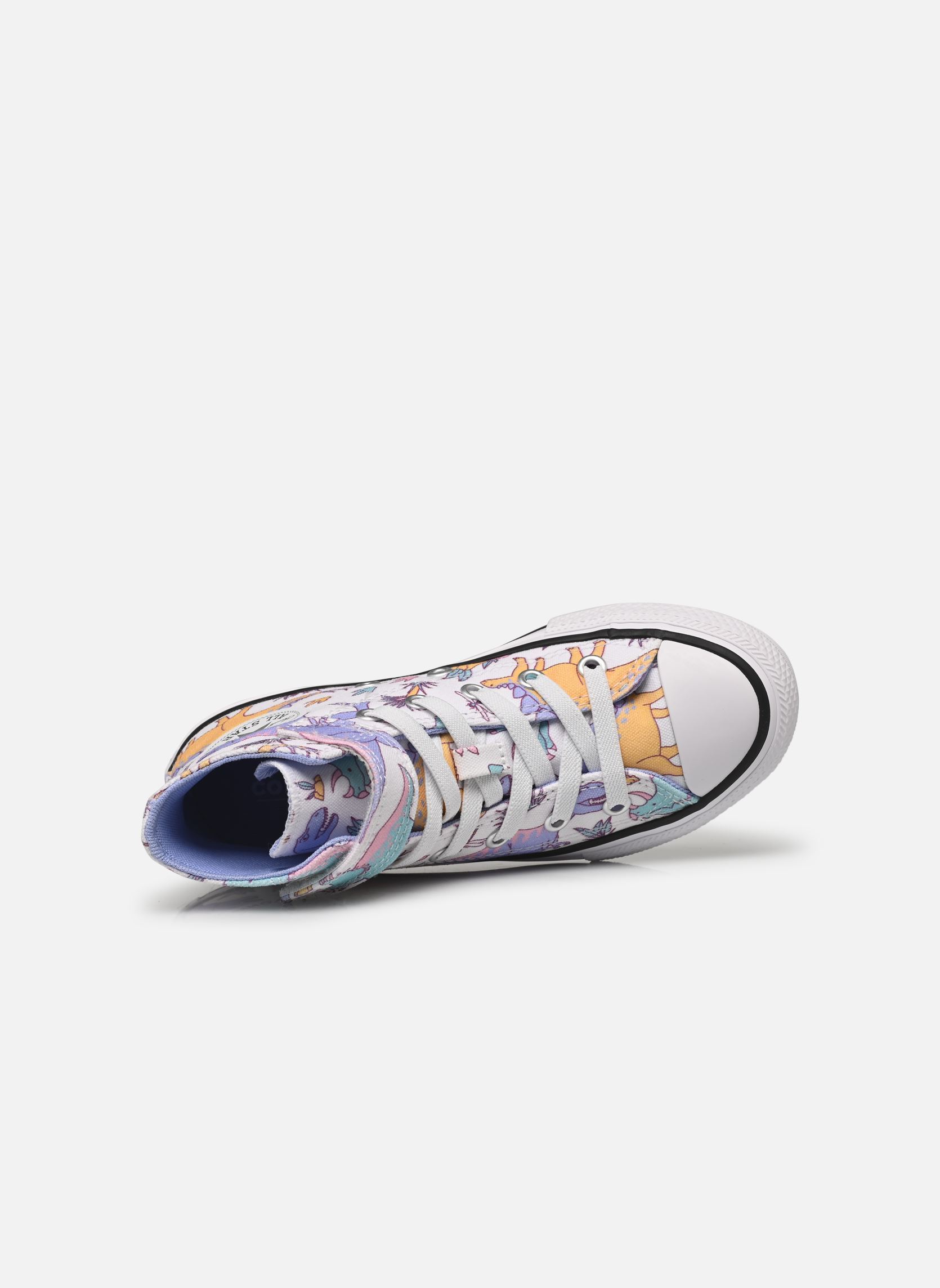 Baskets hautes Chuck Taylor All Star 1V Hi C blanc Converse Baskets hautes Chuck Taylor All Star 1V Hi C blanc White/Ultra Violet/Topaz Gold