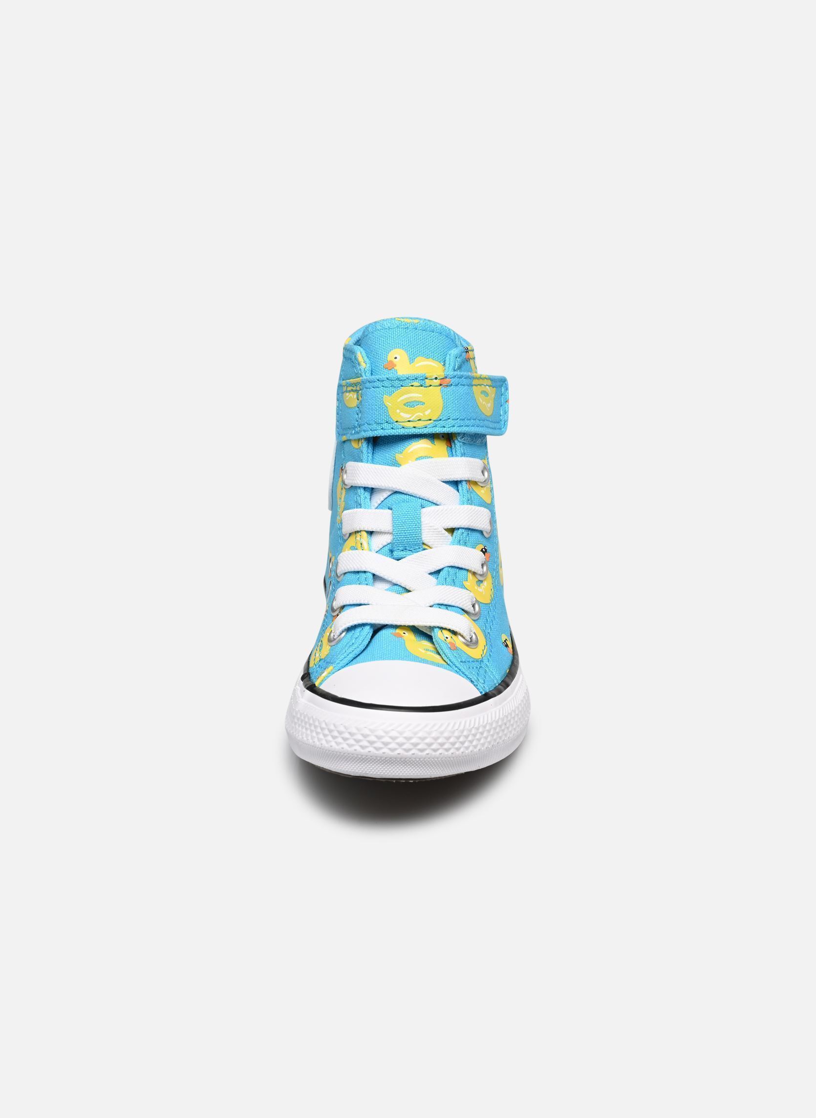 Baskets hautes Chuck Taylor All Star 1V Hi C bleu Converse Baskets hautes Chuck Taylor All Star 1V Hi C bleu Gnarly Blue/Dandy Lion/White