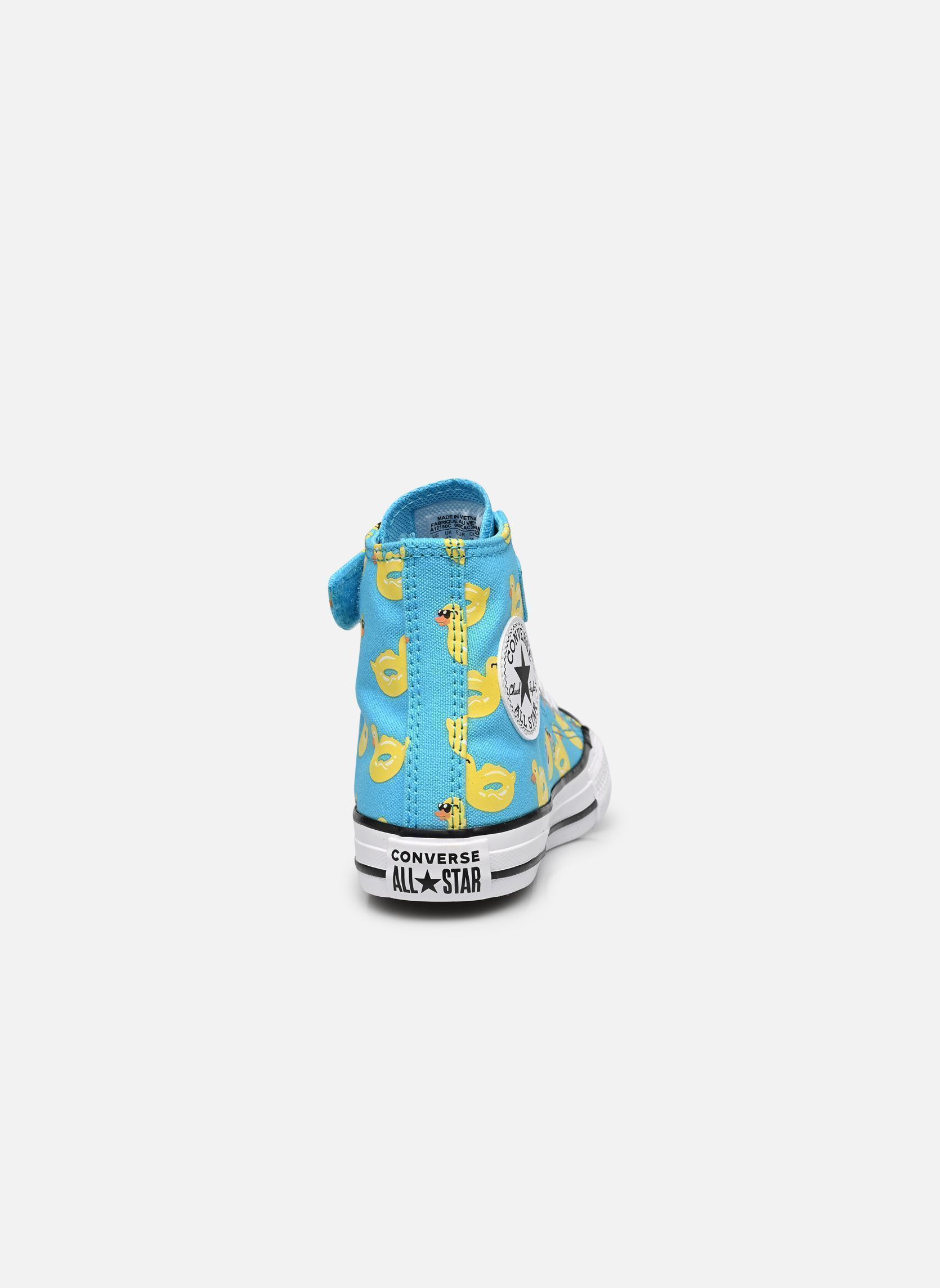 Baskets hautes Chuck Taylor All Star 1V Hi C bleu Converse Baskets hautes Chuck Taylor All Star 1V Hi C bleu Gnarly Blue/Dandy Lion/White