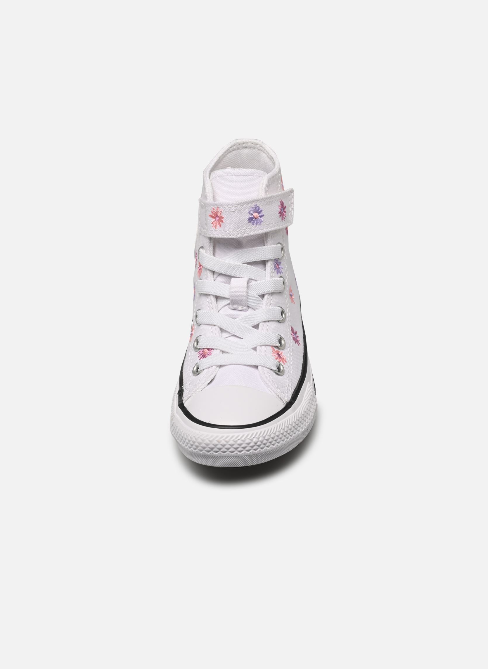 Hoge sneakers Chuck Taylor All Star 1V Hi C meisjes wit Converse Hoge sneakers Chuck Taylor All Star 1V Hi C meisjes wit White/Lt Jellyfish Jitter