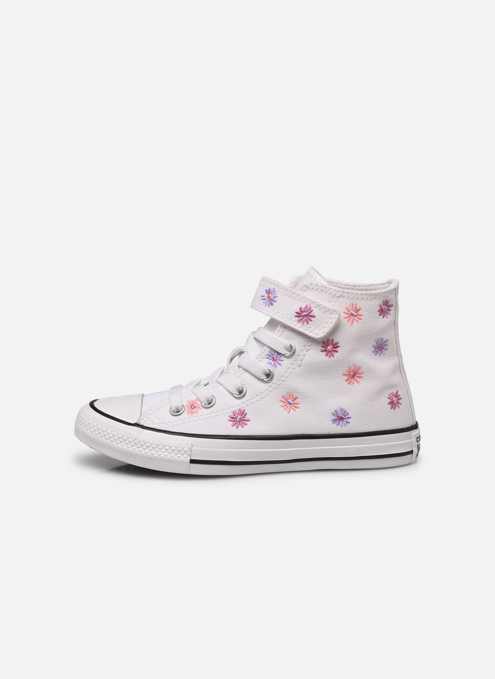 Hoge sneakers Chuck Taylor All Star 1V Hi C meisjes wit Converse Hoge sneakers Chuck Taylor All Star 1V Hi C meisjes wit White/Lt Jellyfish Jitter