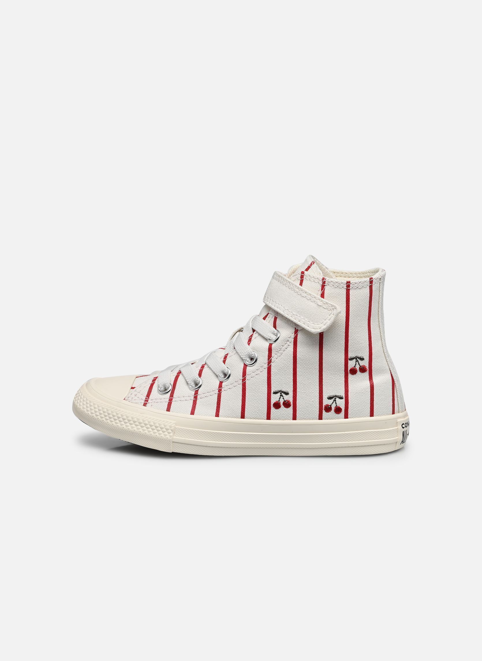 Hoge sneakers Chuck Taylor All Star 1V Hi C meisjes wit Converse Hoge sneakers Chuck Taylor All Star 1V Hi C meisjes wit Vintage White/Egret