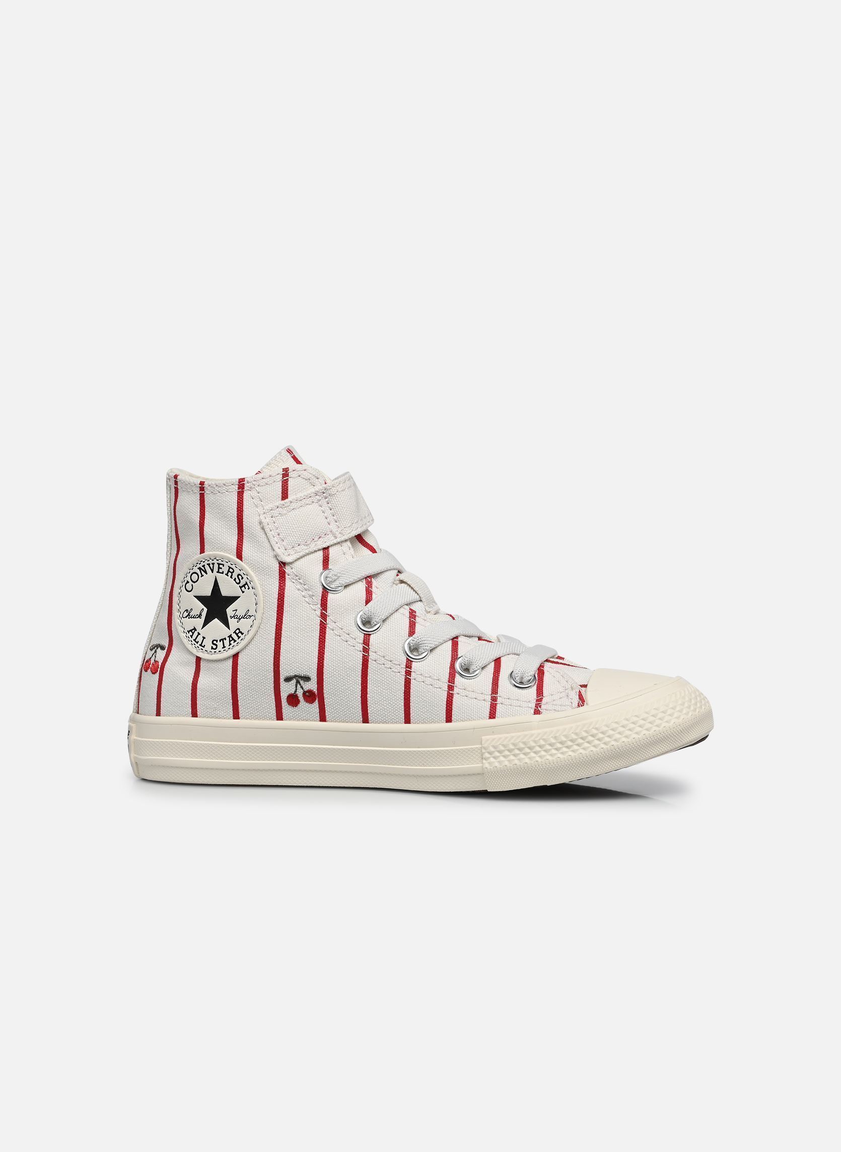Hoge sneakers Chuck Taylor All Star 1V Hi C meisjes wit Converse Hoge sneakers Chuck Taylor All Star 1V Hi C meisjes wit Vintage White/Egret