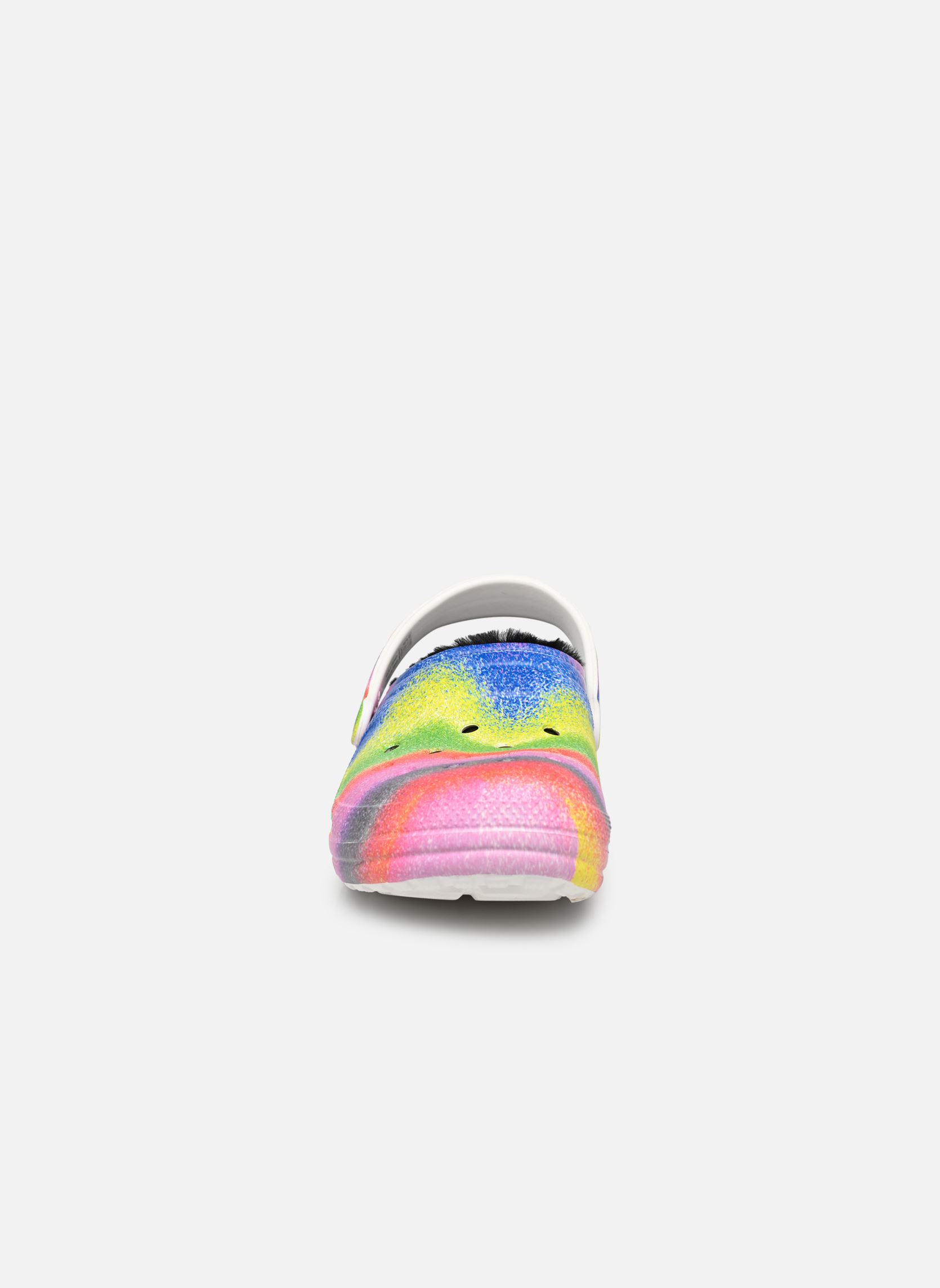 Pantofole Classic Lined Spray Dye Clog M uomo multicolore Crocs Pantofole Classic Lined Spray Dye Clog M uomo multicolore WHITE/MULTI