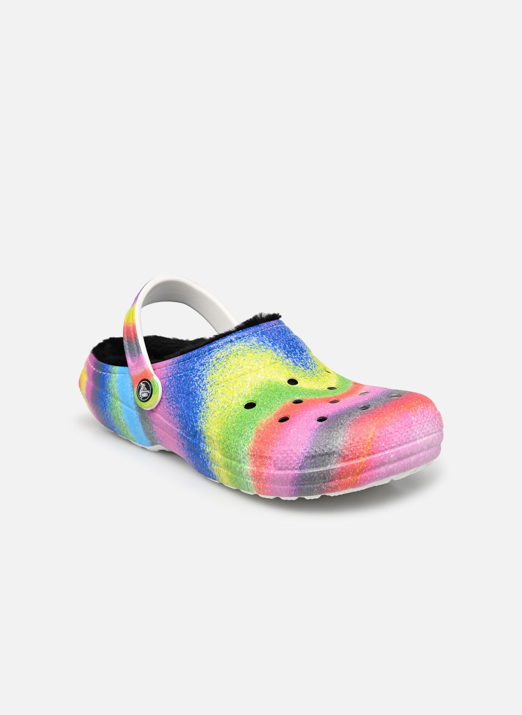 Pantofole Classic Lined Spray Dye Clog M uomo multicolore Crocs Pantofole Classic Lined Spray Dye Clog M uomo multicolore WHITE/MULTI