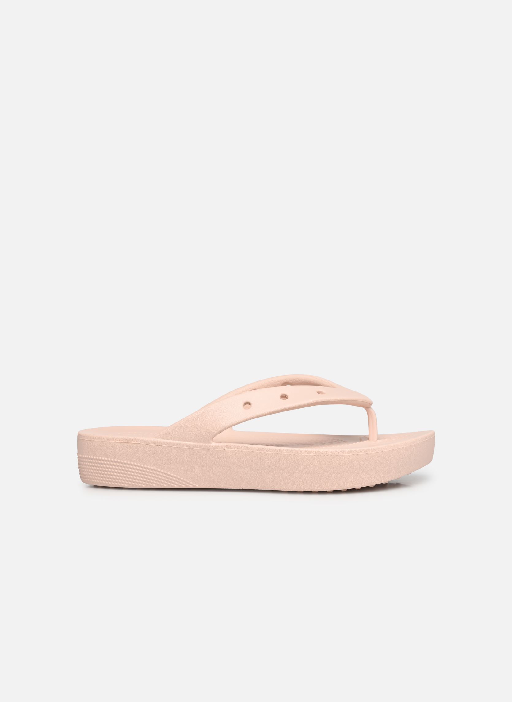 Sandalen Classic Platform Flip W dames roze Crocs Sandalen Classic Platform Flip W dames roze Quartz