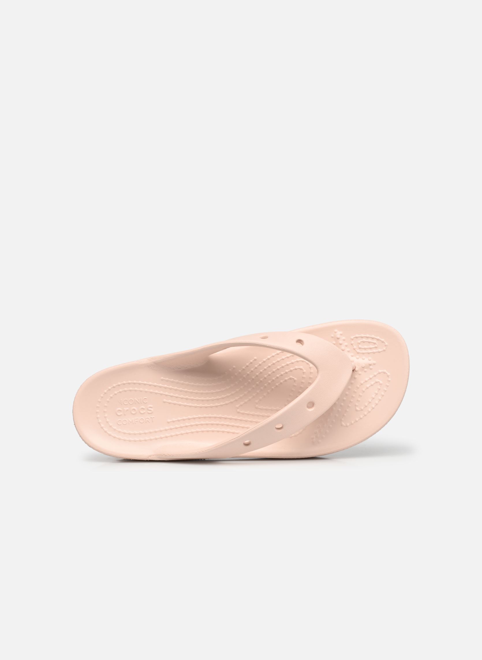 Sandalen Classic Platform Flip W dames roze Crocs Sandalen Classic Platform Flip W dames roze Quartz