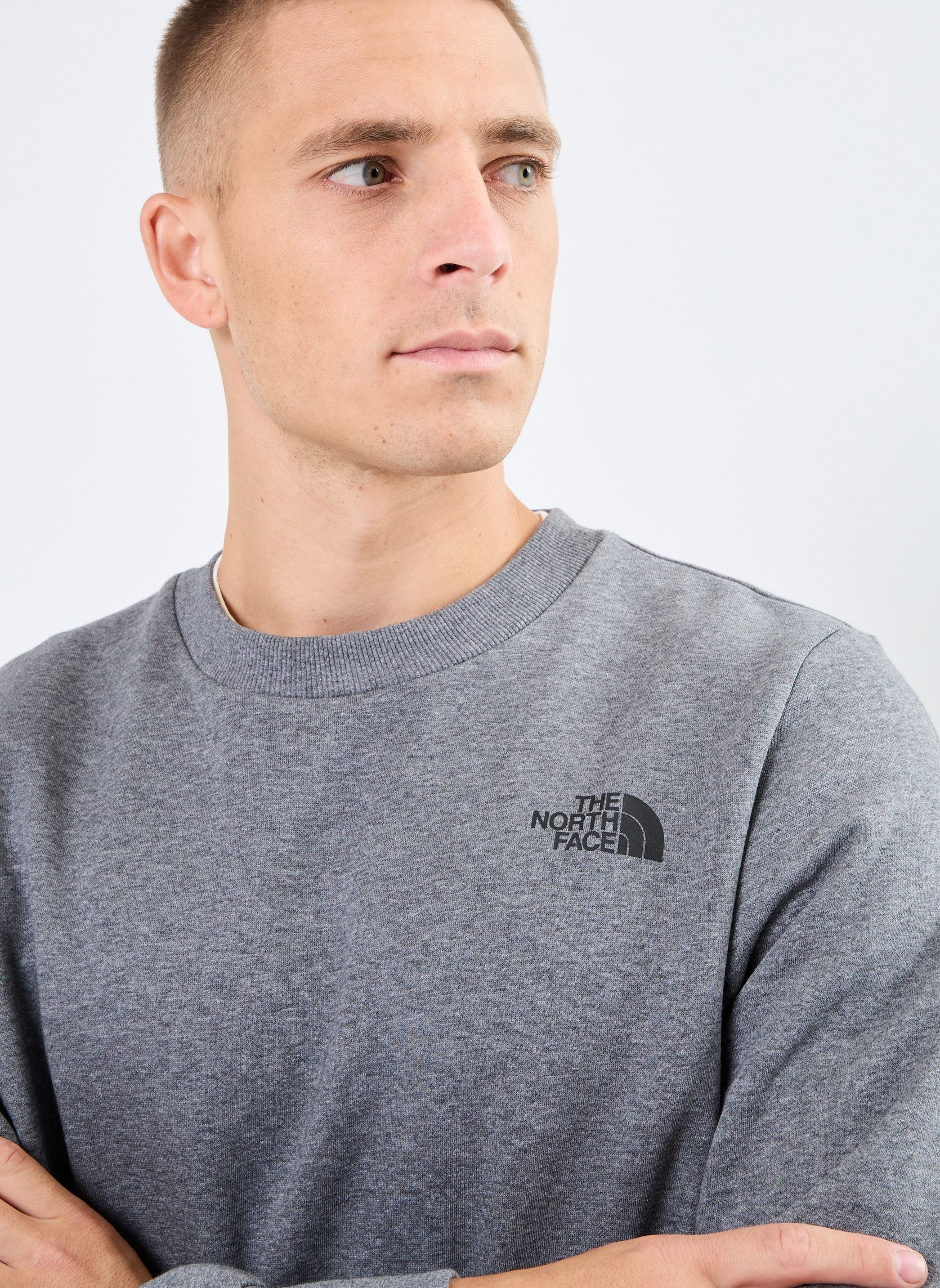 Sweats M Simple Dome Crew homme gris The North Face Sweats M Simple Dome Crew homme gris MEDIUM GREY HEATHER