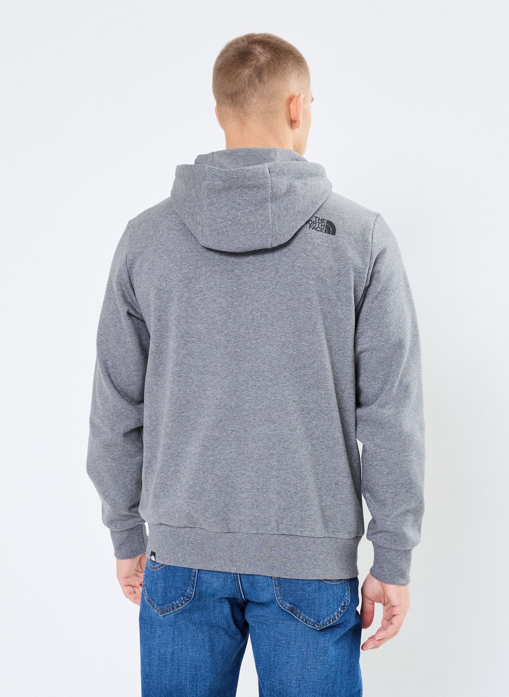 Hoodies M Simple Dome Hoodie heren grijs The North Face Hoodies M Simple Dome Hoodie heren grijs MEDIUM GREY HEATHER