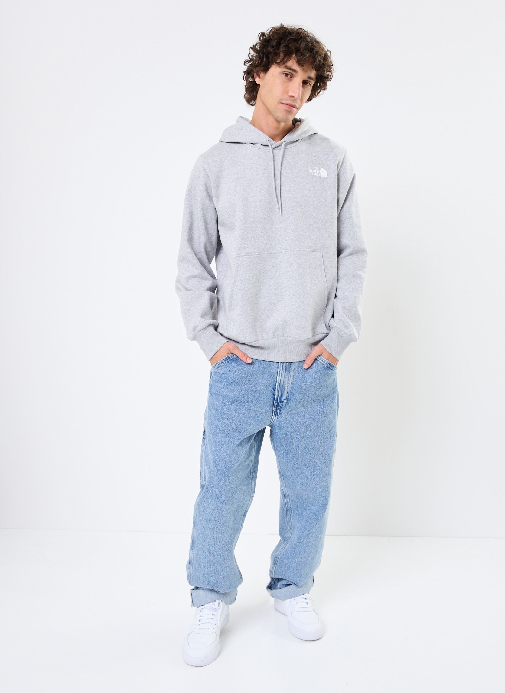 Sweats à capuche M Simple Dome Hoodie homme gris The North Face Sweats à capuche M Simple Dome Hoodie homme gris TNFLIGHTGREYHTR