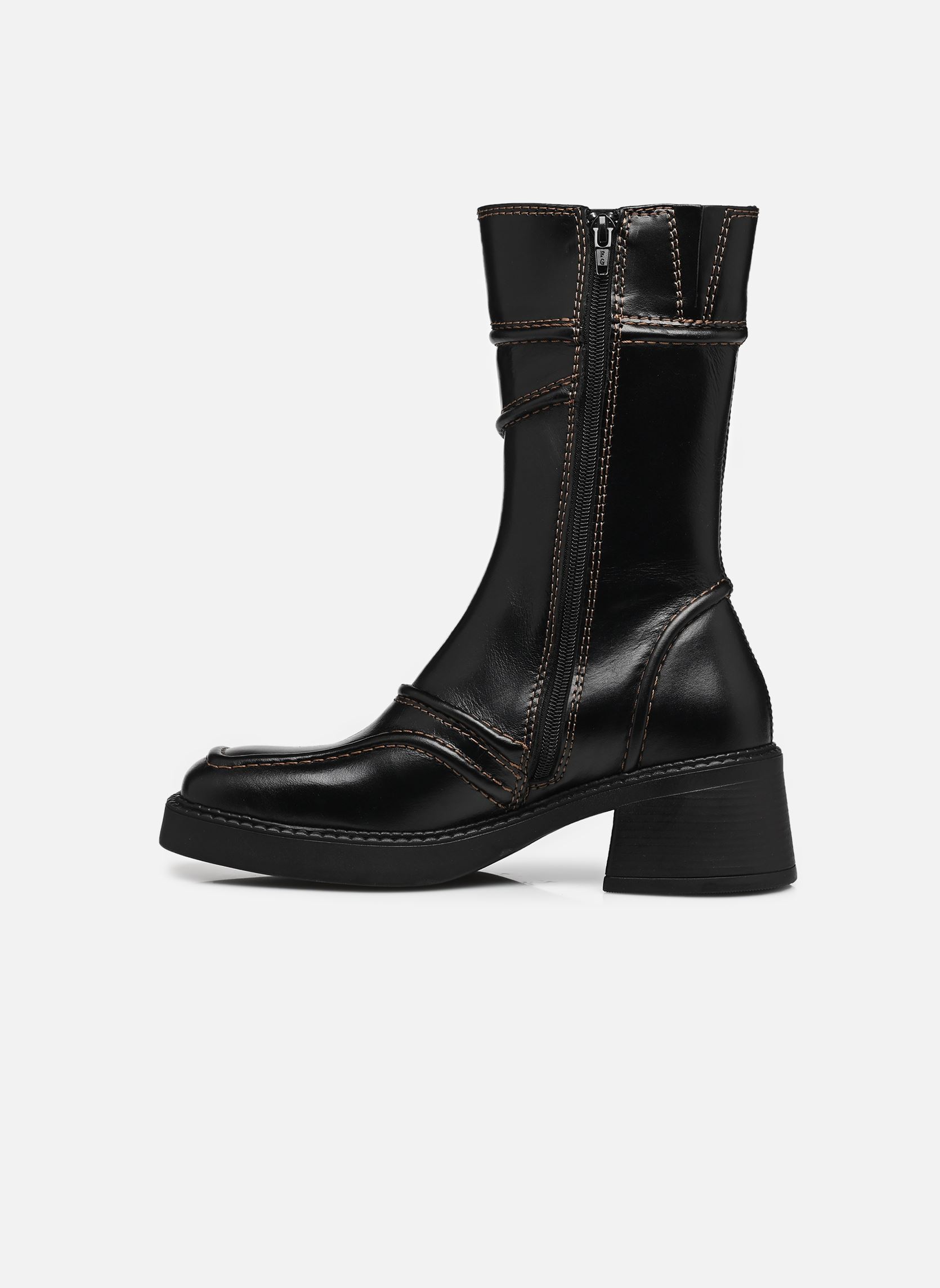 Bottines basses Malene femme noir E8 by Miista Bottines basses Malene femme noir BLACK BROWN