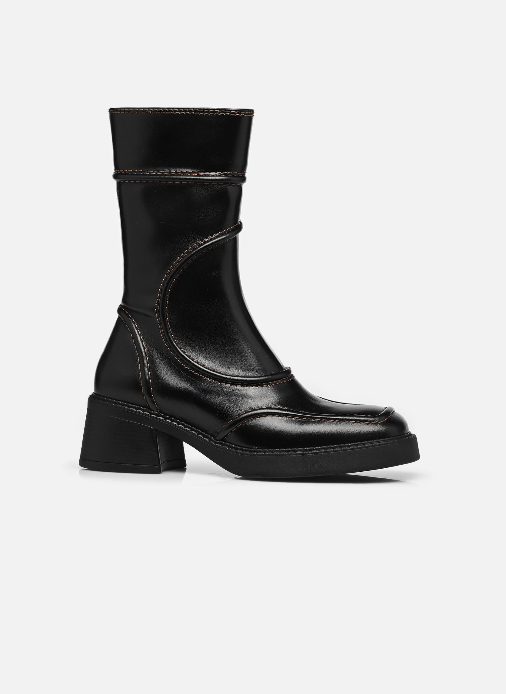 Bottines basses Malene femme noir E8 by Miista Bottines basses Malene femme noir BLACK BROWN