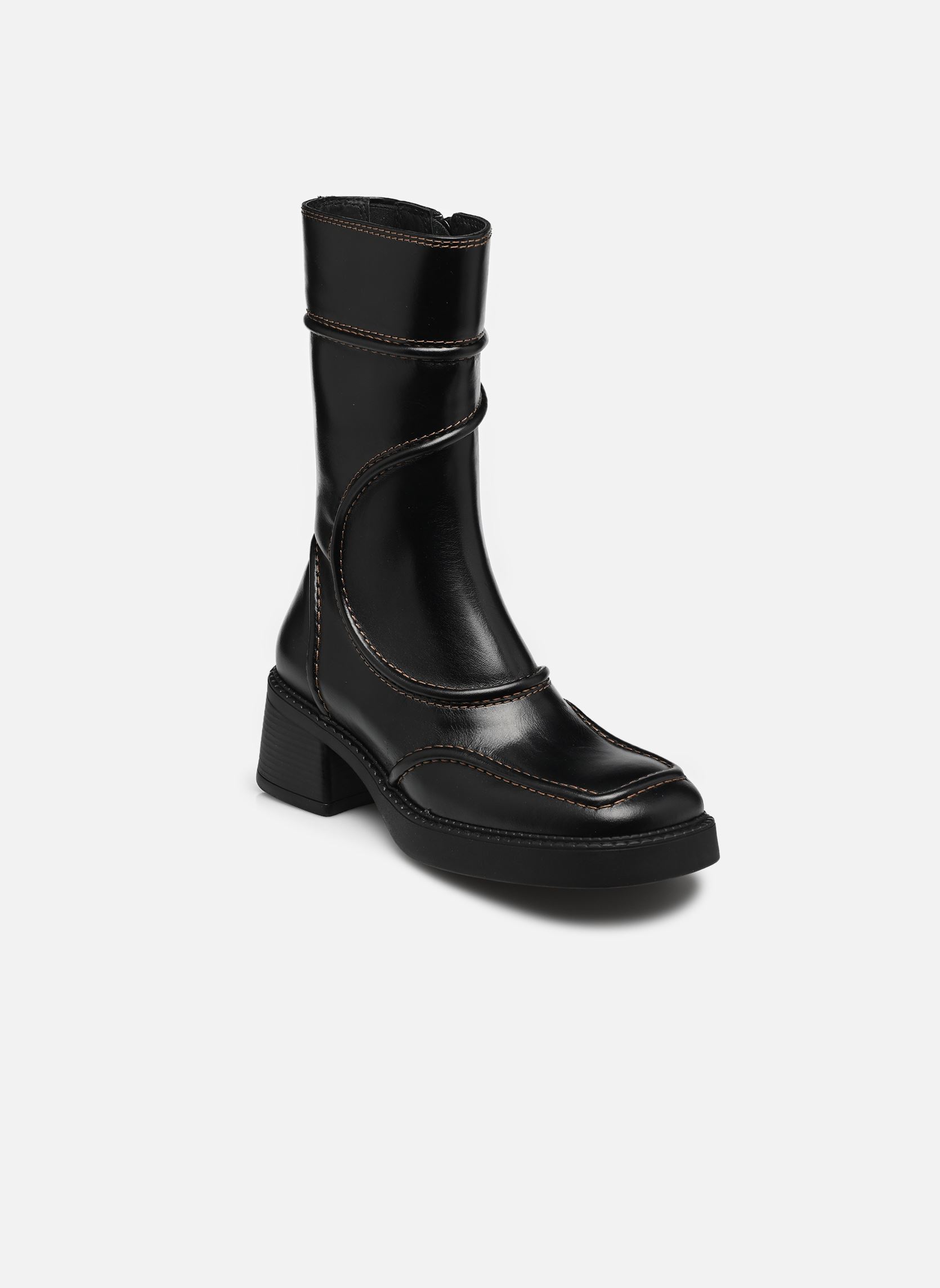 Bottines basses Malene femme noir E8 by Miista Bottines basses Malene femme noir BLACK BROWN