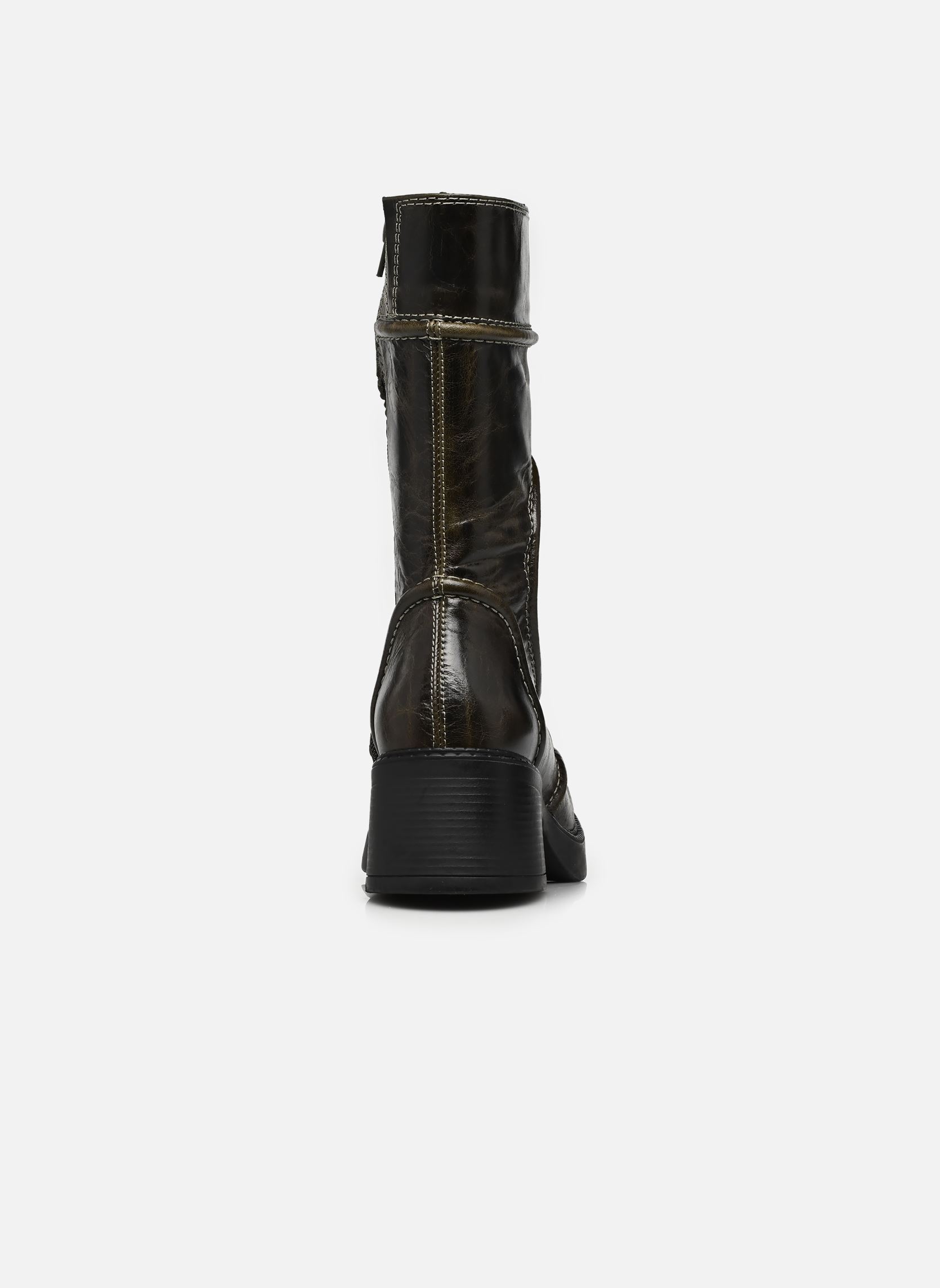 Lage enkellaarsjes Malene dames groen E8 by Miista Lage enkellaarsjes Malene dames groen KHAKI
