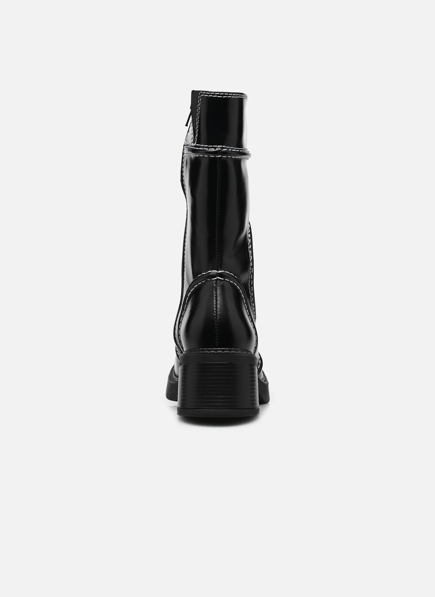 Lage enkellaarsjes Malene dames zwart E8 by Miista Lage enkellaarsjes Malene dames zwart BLACK
