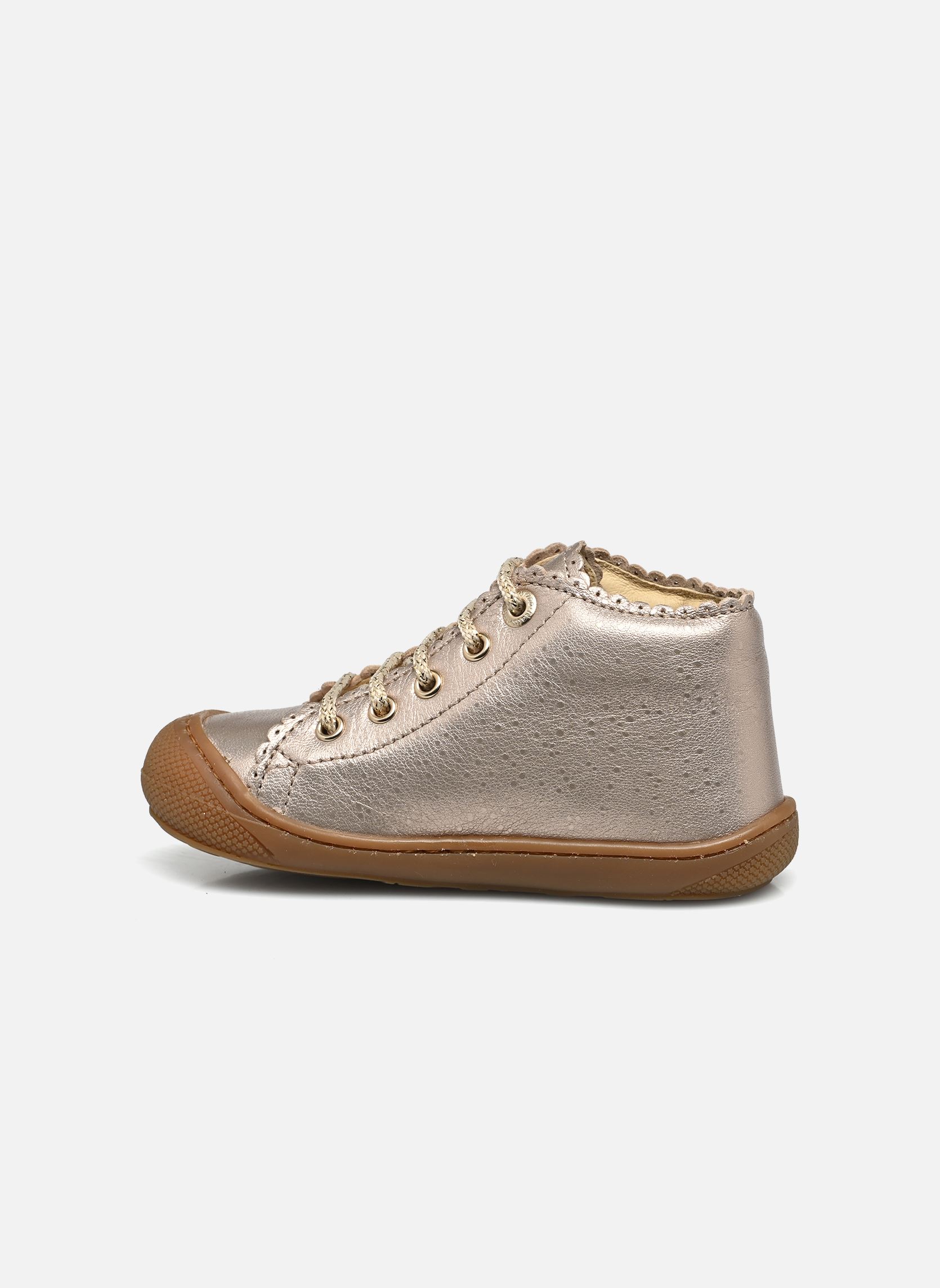 Chaussures premiers pas COTTINS fille rose Naturino Chaussures premiers pas COTTINS fille rose MET PEBBLED CIPRIA SOLE HONEY