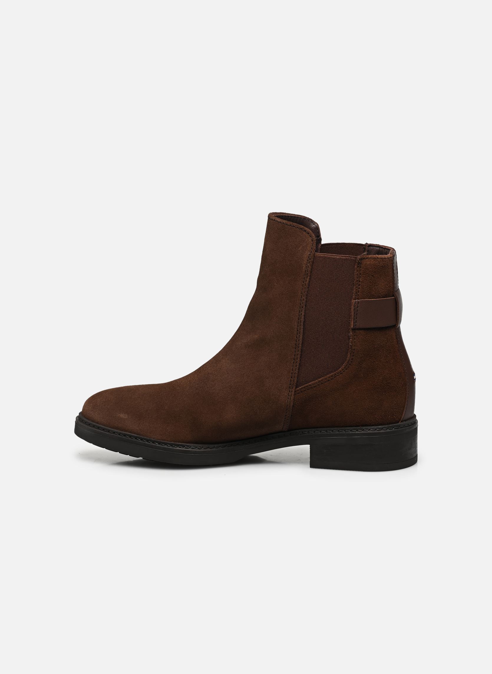 Stivaletti con lacci TH SUEDE FLAT BOOT donna marrone Tommy Hilfiger Stivaletti con lacci TH SUEDE FLAT BOOT donna marrone CHOCOLATE