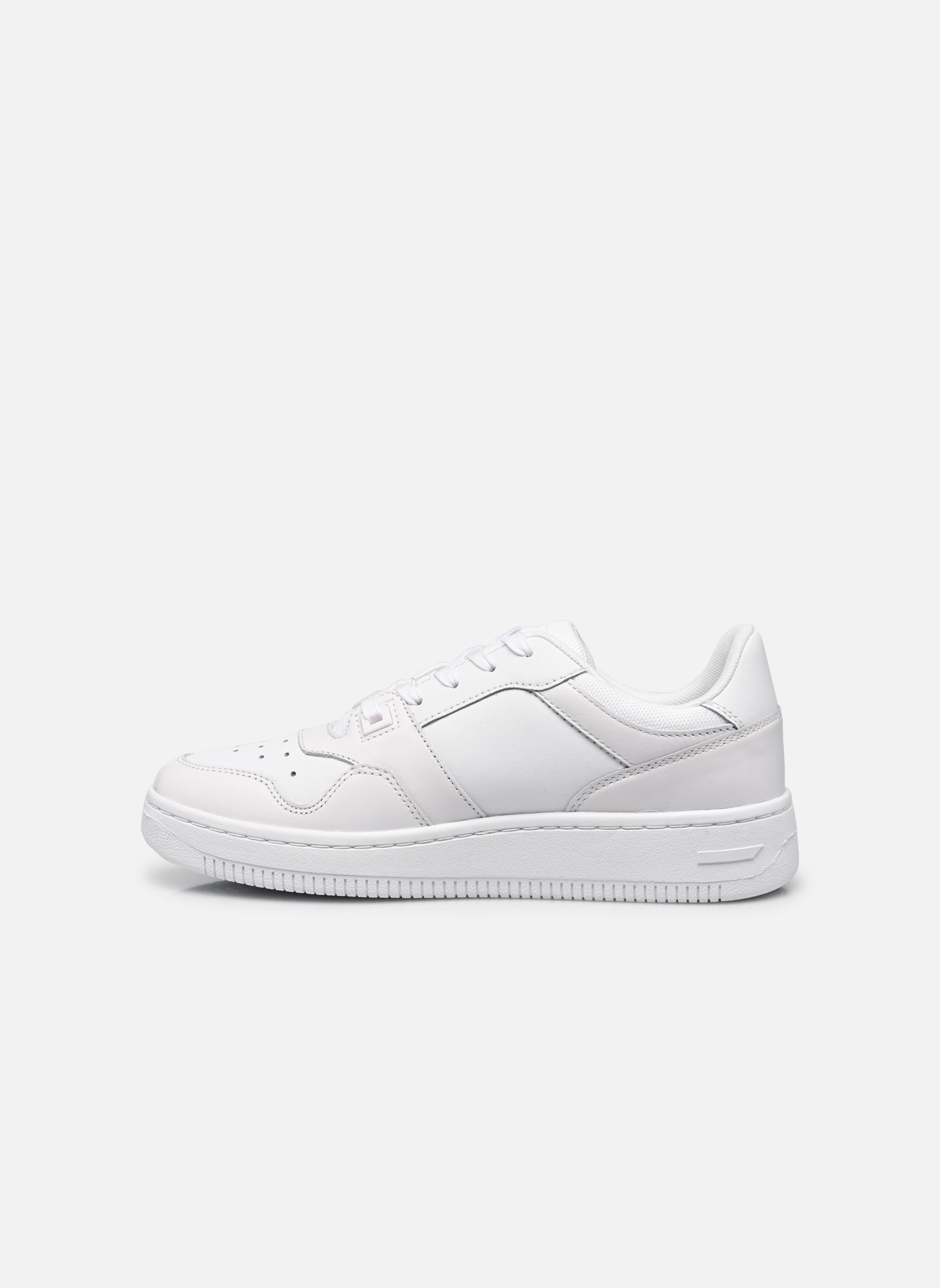 Lage sneakers TOMMY JEANS RETRO BA dames wit Tommy Hilfiger Lage sneakers TOMMY JEANS RETRO BA dames wit WHITE