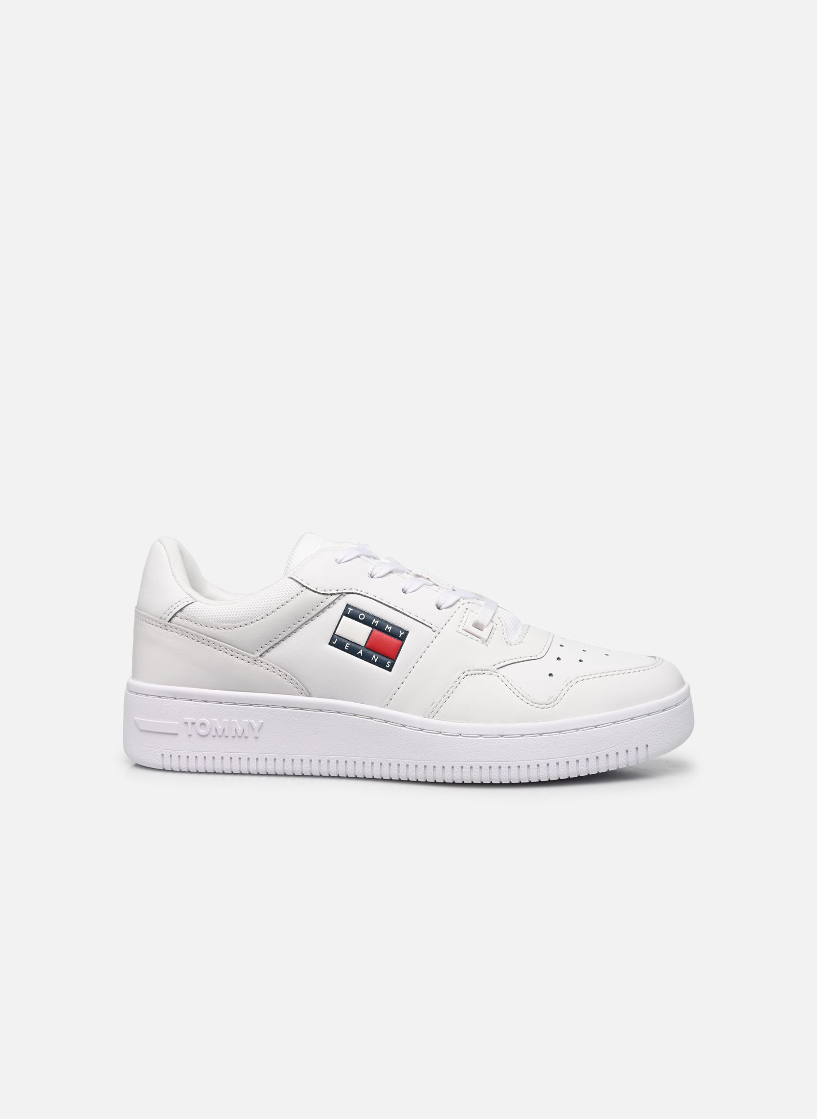 Niedrige Sneaker TOMMY JEANS RETRO BA herren weiß Tommy Hilfiger Niedrige Sneaker TOMMY JEANS RETRO BA herren weiß WHITE 2