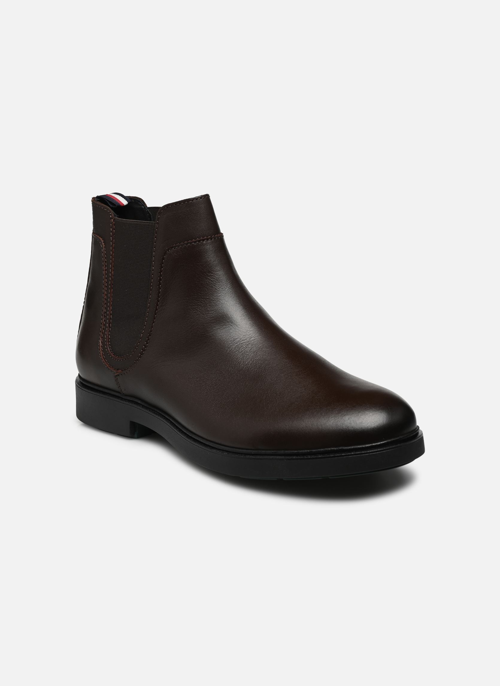 Bottines et boots ELEVATED ROUNDED LT homme marron Tommy Hilfiger Bottines et boots ELEVATED ROUNDED LT homme marron COCOA