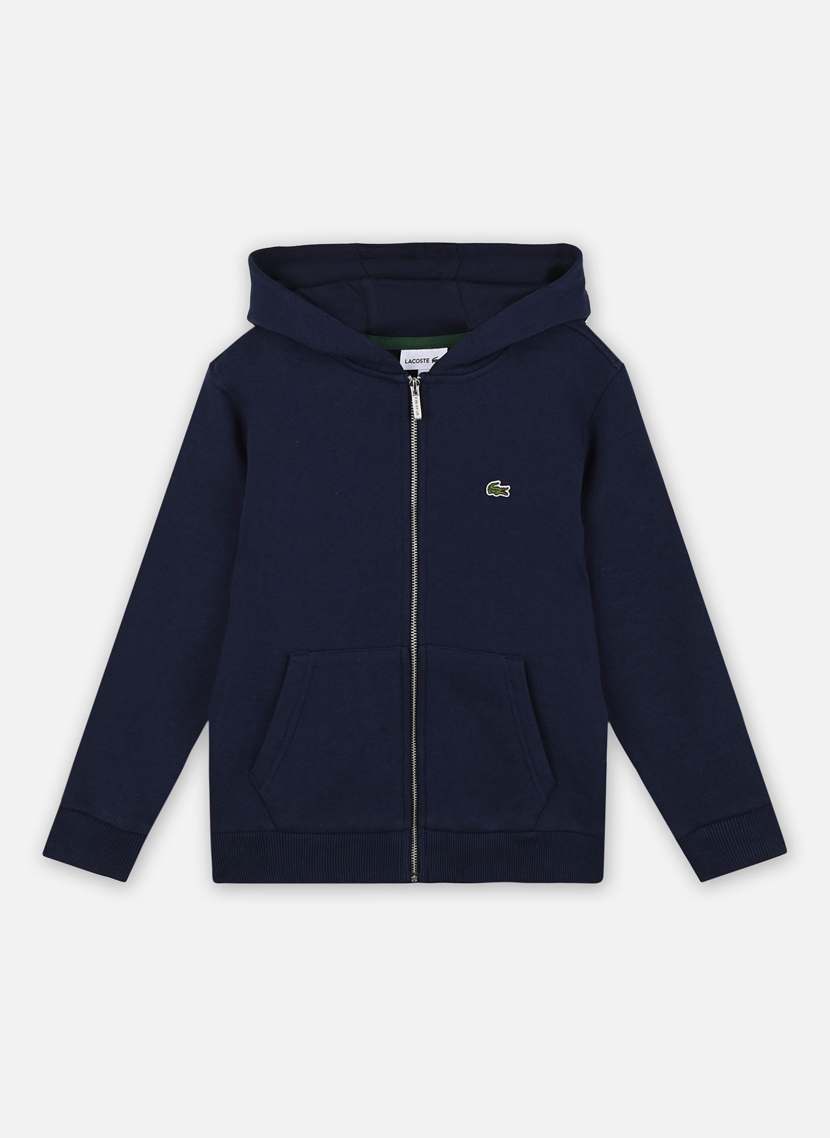 Vêtements Lacoste Sweatshirt zippé à capuche enfant SJ9723 pour Accessoires - vue 2