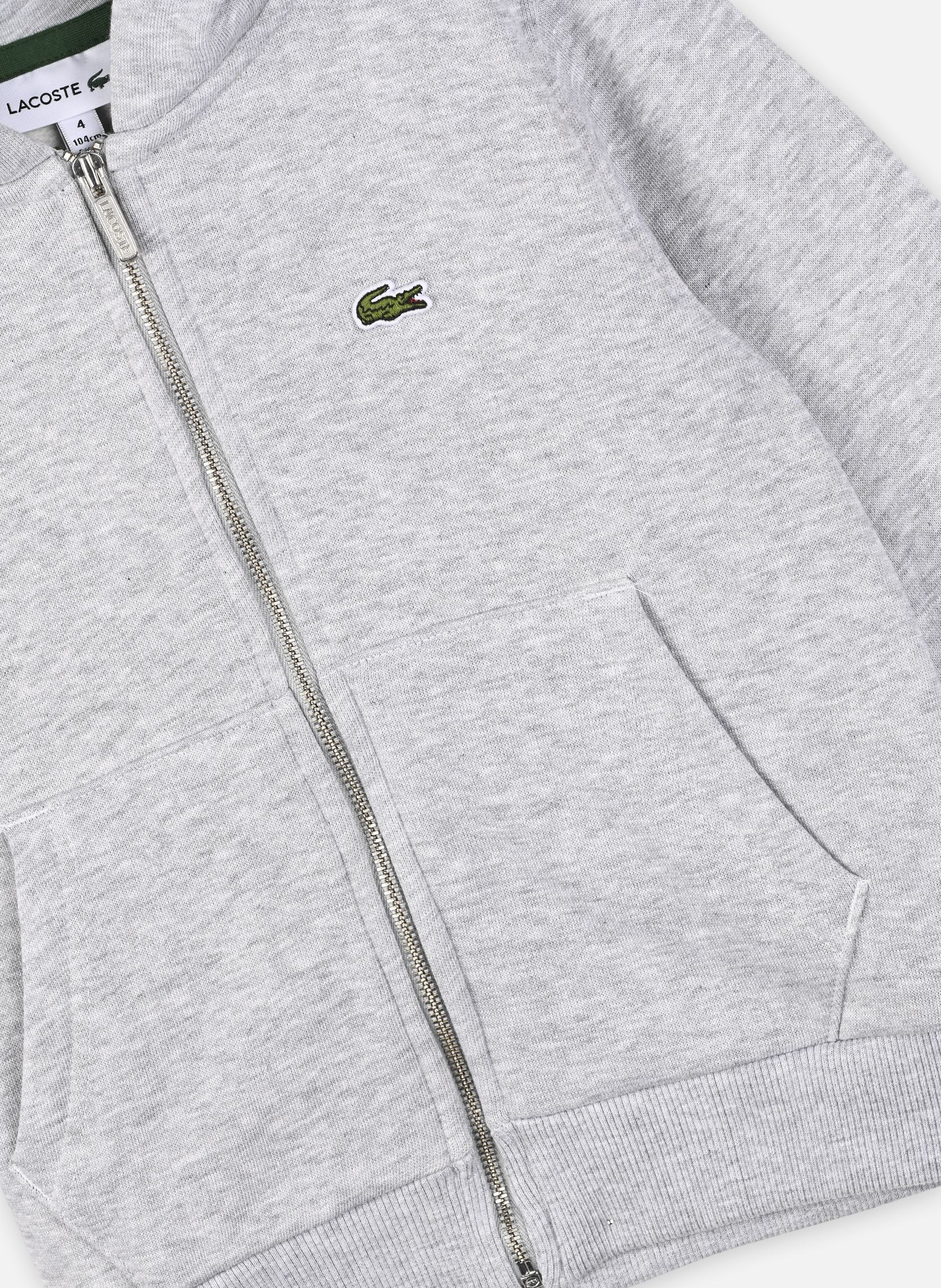 Sweaters met rits Sweatshirt zippé à capuche enfant SJ9723 grijs Lacoste Sweaters met rits Sweatshirt zippé à capuche enfant SJ9723 grijs ARGENT CHINE