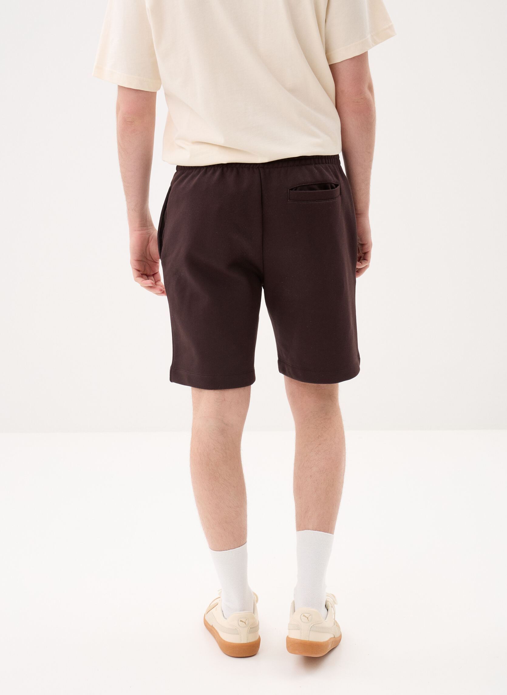 Sportshorts Short GH9627 heren bruin Lacoste Sportshorts Short GH9627 heren bruin BUFFLE