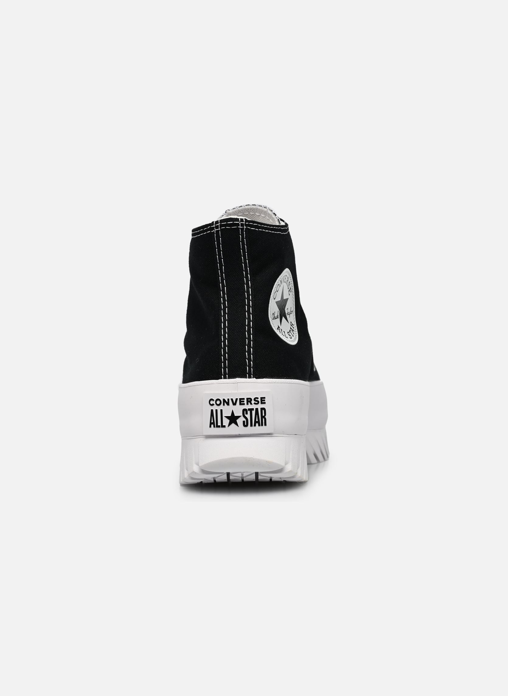 Leinen-Sneaker Chuck Taylor All Star Lugged 2.0 Hi damen schwarz Converse Leinen-Sneaker Chuck Taylor All Star Lugged 2.0 Hi damen schwarz BLACK/EGRET/WHITE
