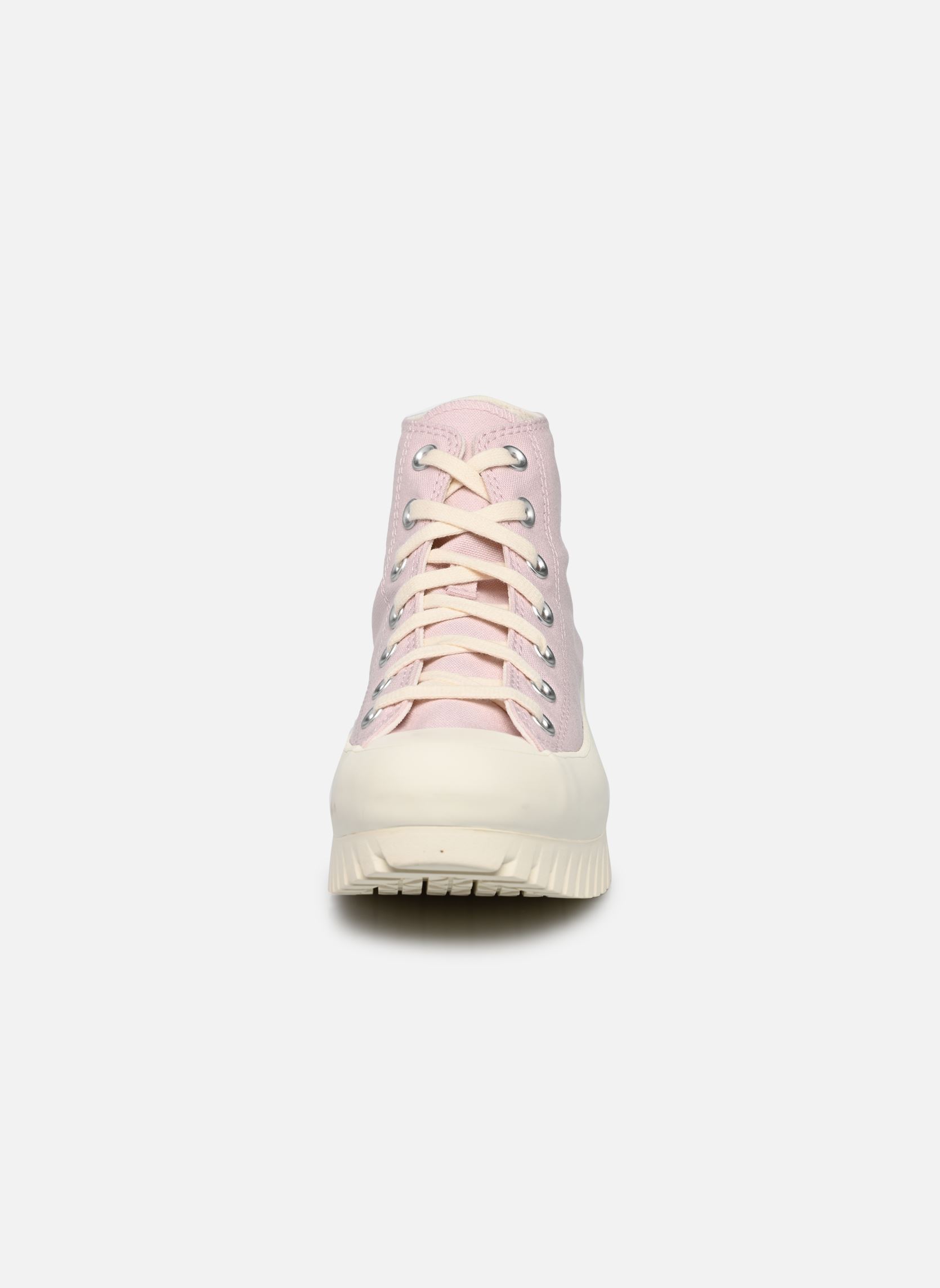 Leinen-Sneaker Chuck Taylor All Star Lugged 2.0 Hi damen rosa Converse Leinen-Sneaker Chuck Taylor All Star Lugged 2.0 Hi damen rosa BARELY ROSE/BLACK
