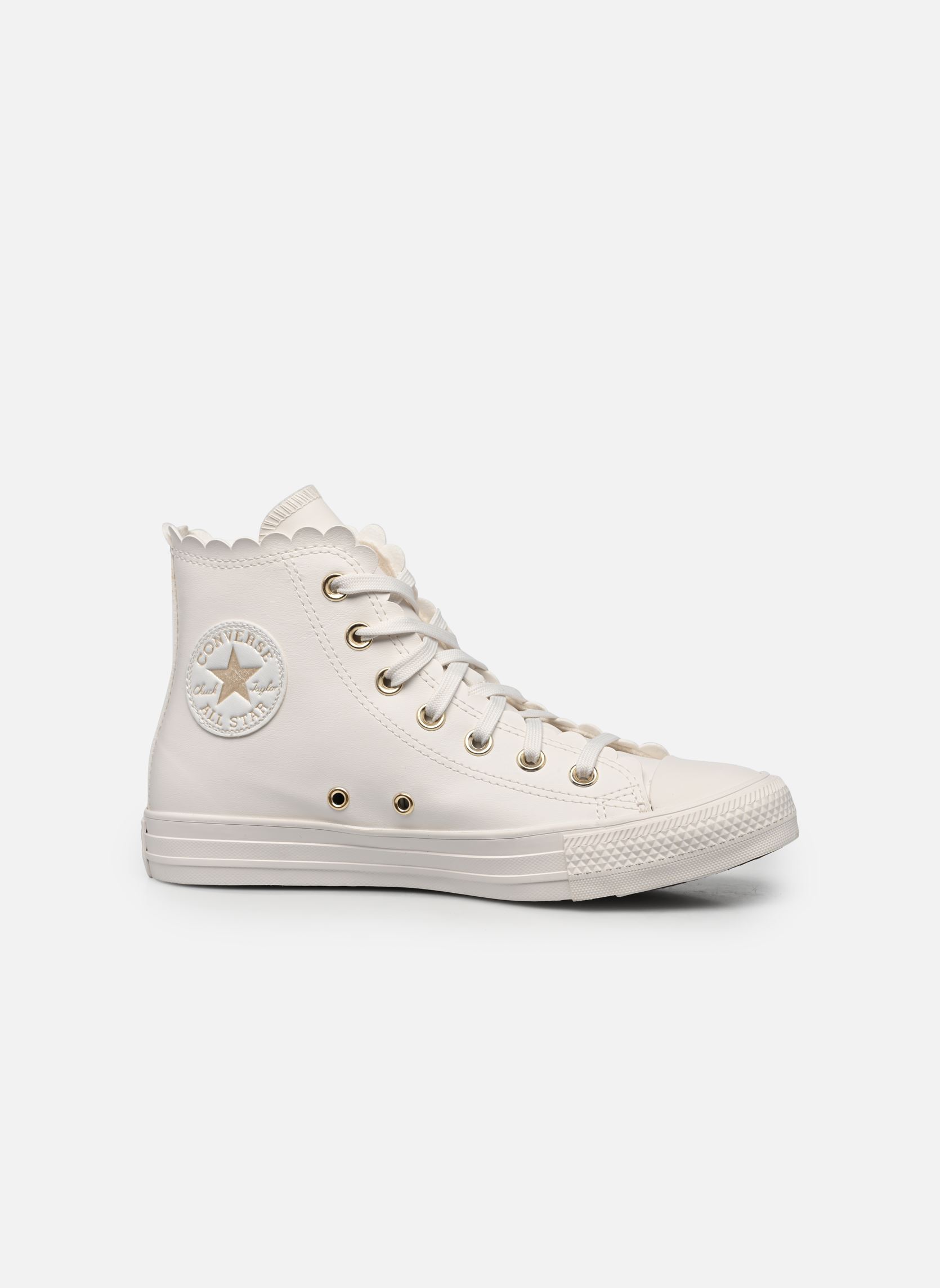 Baskets basses Chuck Taylor All Star Mono White Hi W femme blanc Converse Baskets basses Chuck Taylor All Star Mono White Hi W femme blanc WHITE/EGRET/GOLD