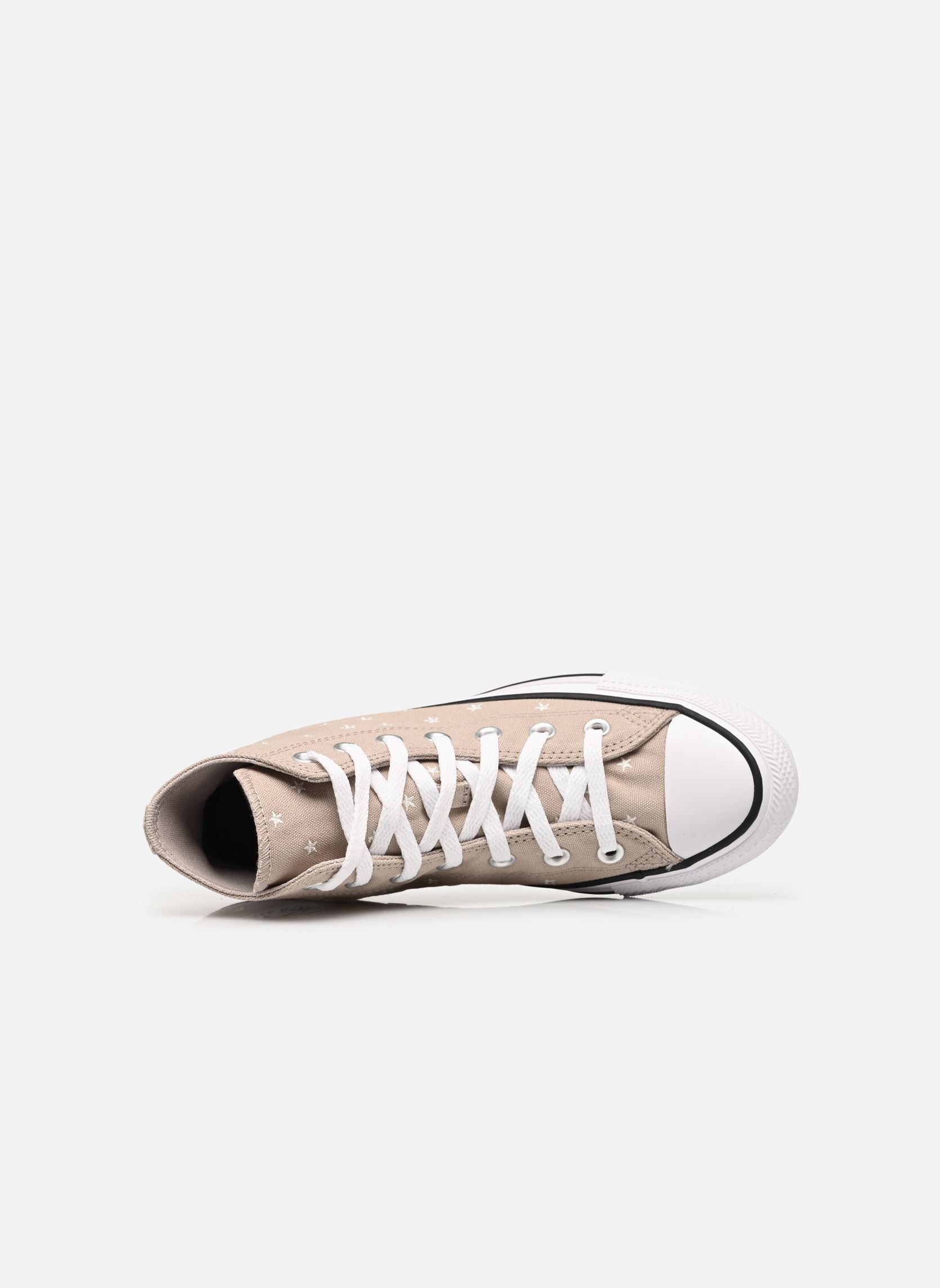 Baskets toile Chuck Taylor All Star Embroidered Stars femme beige Converse Baskets toile Chuck Taylor All Star Embroidered Stars femme beige Papyrus/Egret/Black