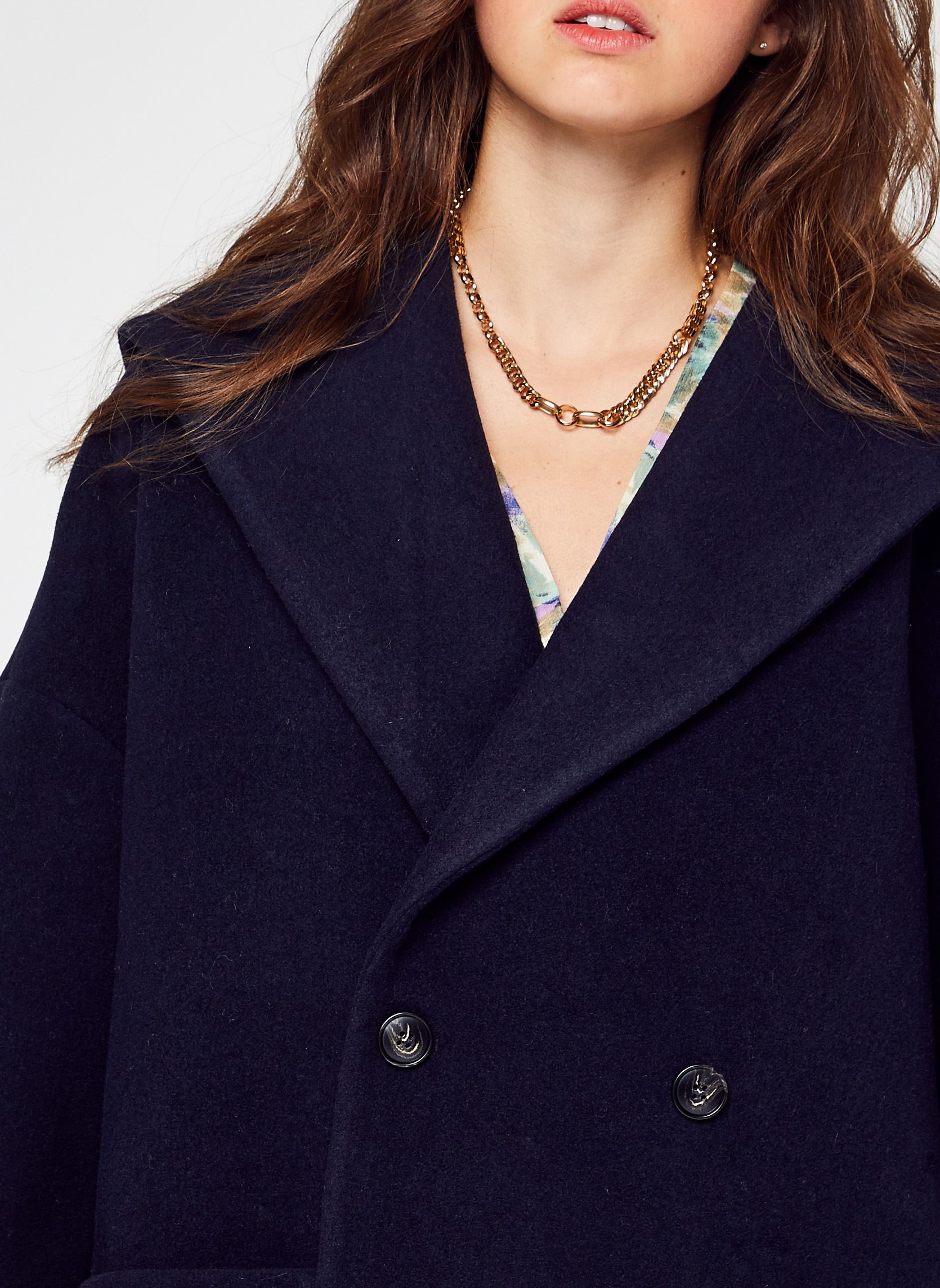 Manteaux classiques Veste 22252154 femme bleu The Korner Manteaux classiques Veste 22252154 femme bleu NAVY