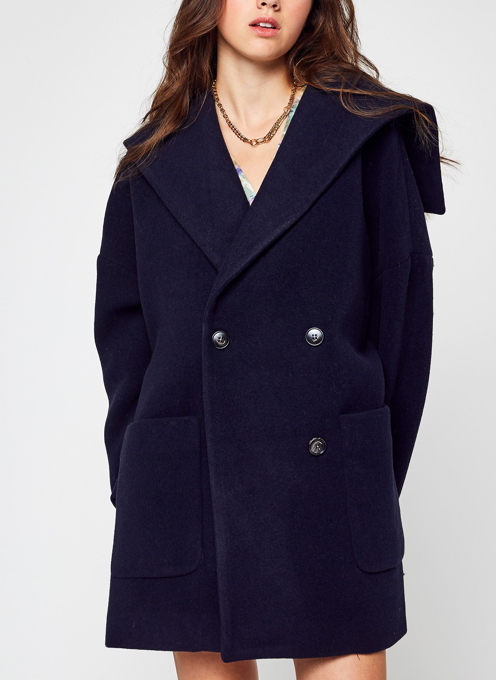 Manteaux classiques Veste 22252154 femme bleu The Korner Manteaux classiques Veste 22252154 femme bleu NAVY